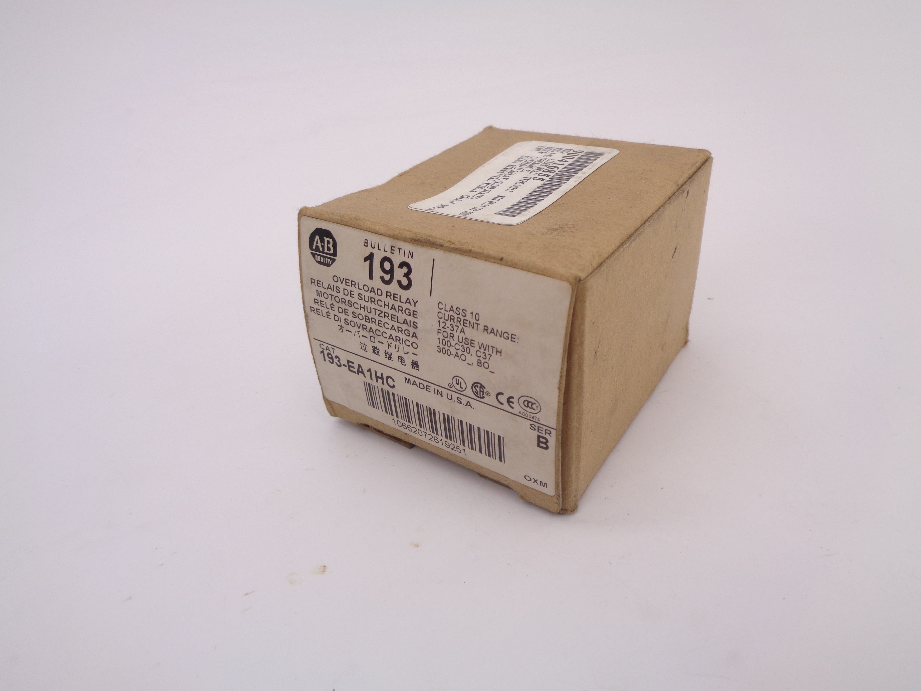 ALLEN BRADLEY 193-EA1HC SER.B (BR/WH) NSMP