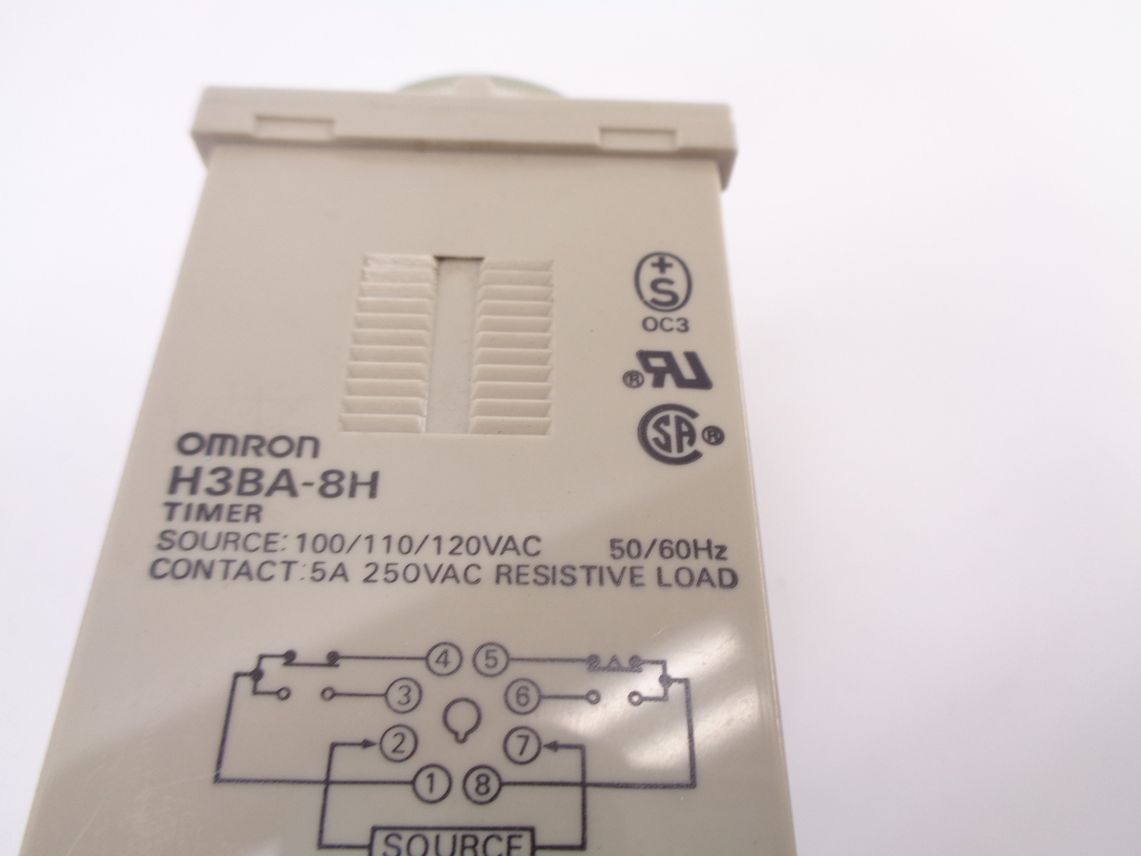 OMRON H3BA-8H 0-5S 100/110/120VAC NSNP