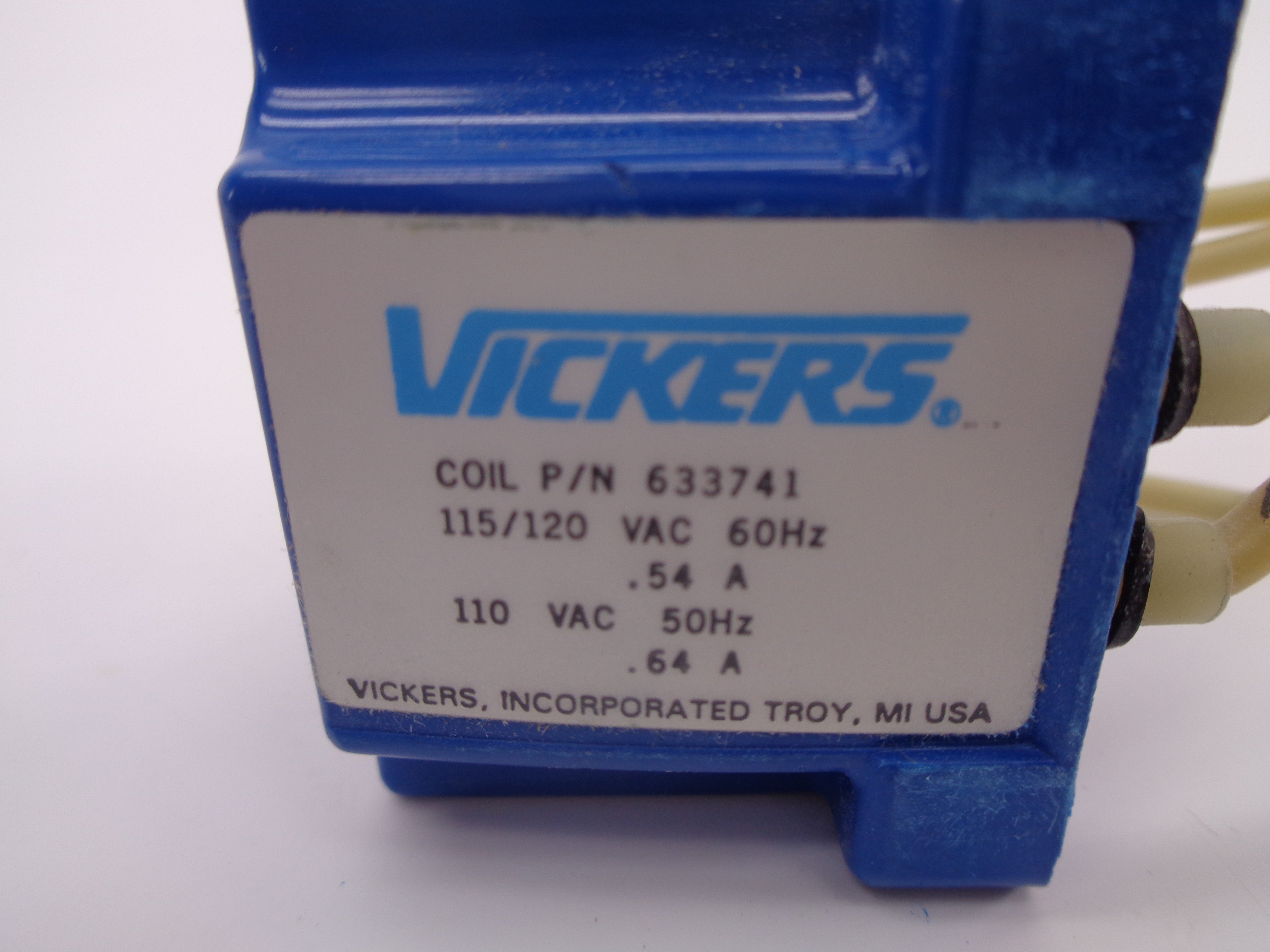 VICKERS 633741 110/115/120VAC .54/.64A NSNP