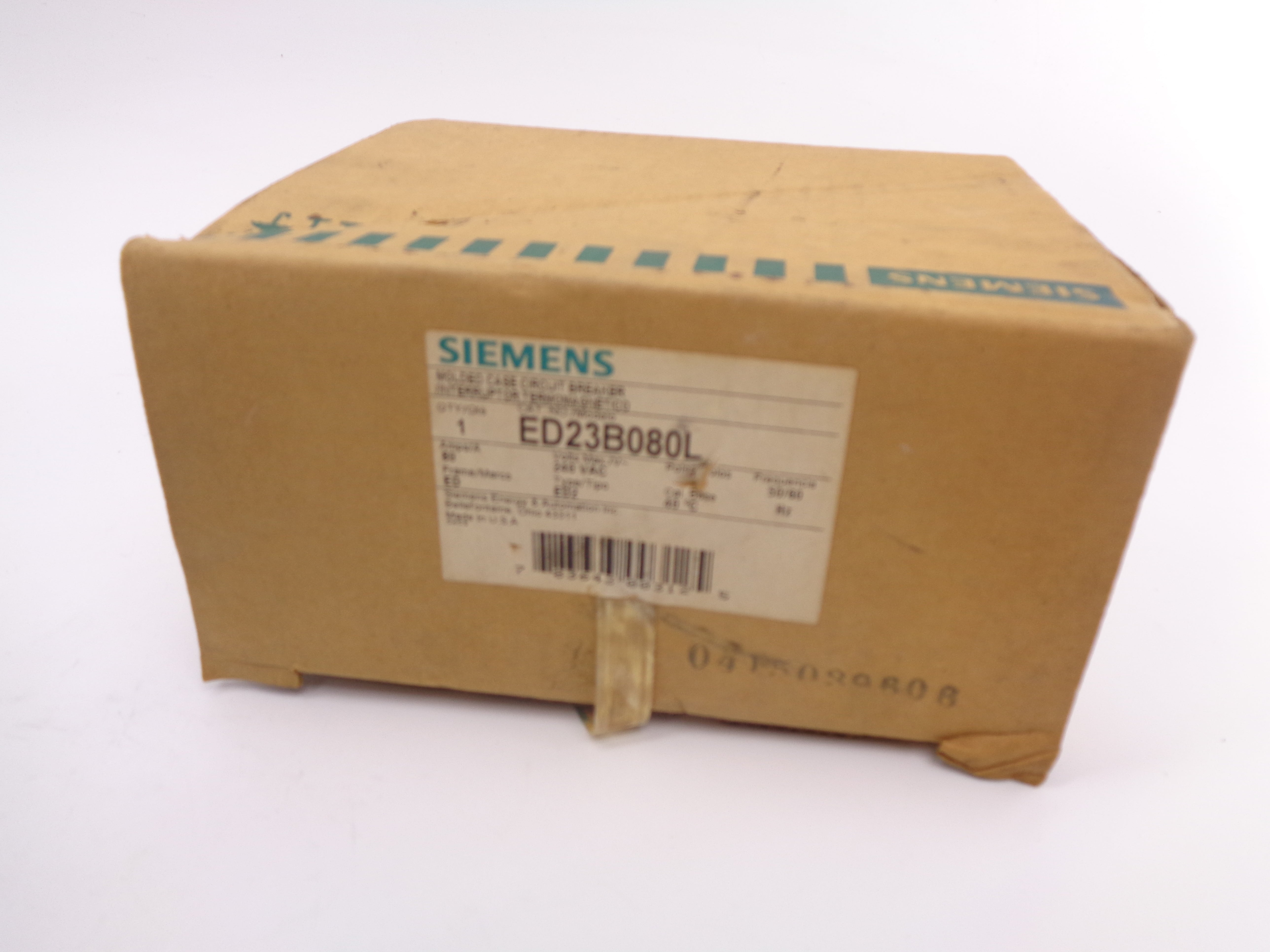 SIEMENS ED23B080L 80AMP 240VAC NSMP