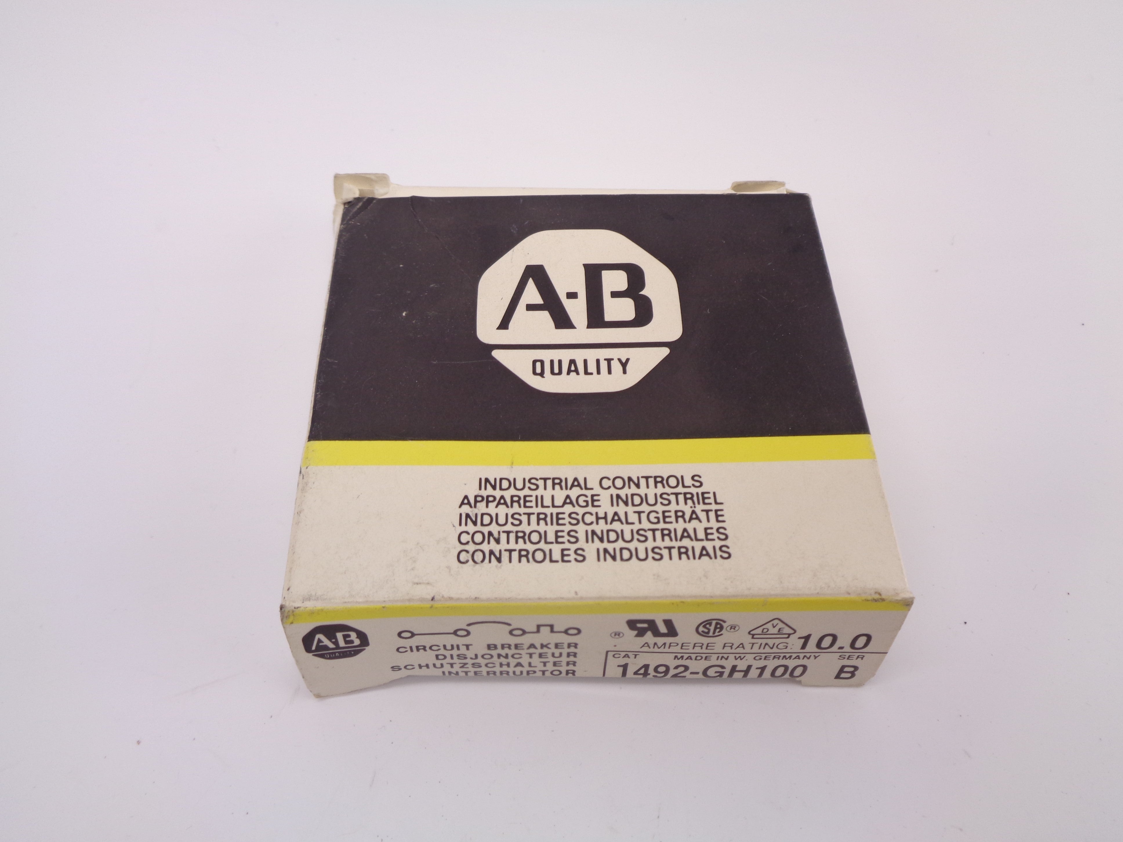 ALLEN BRADLEY 1492-GH100 SER.B (BK/YL) NSMP