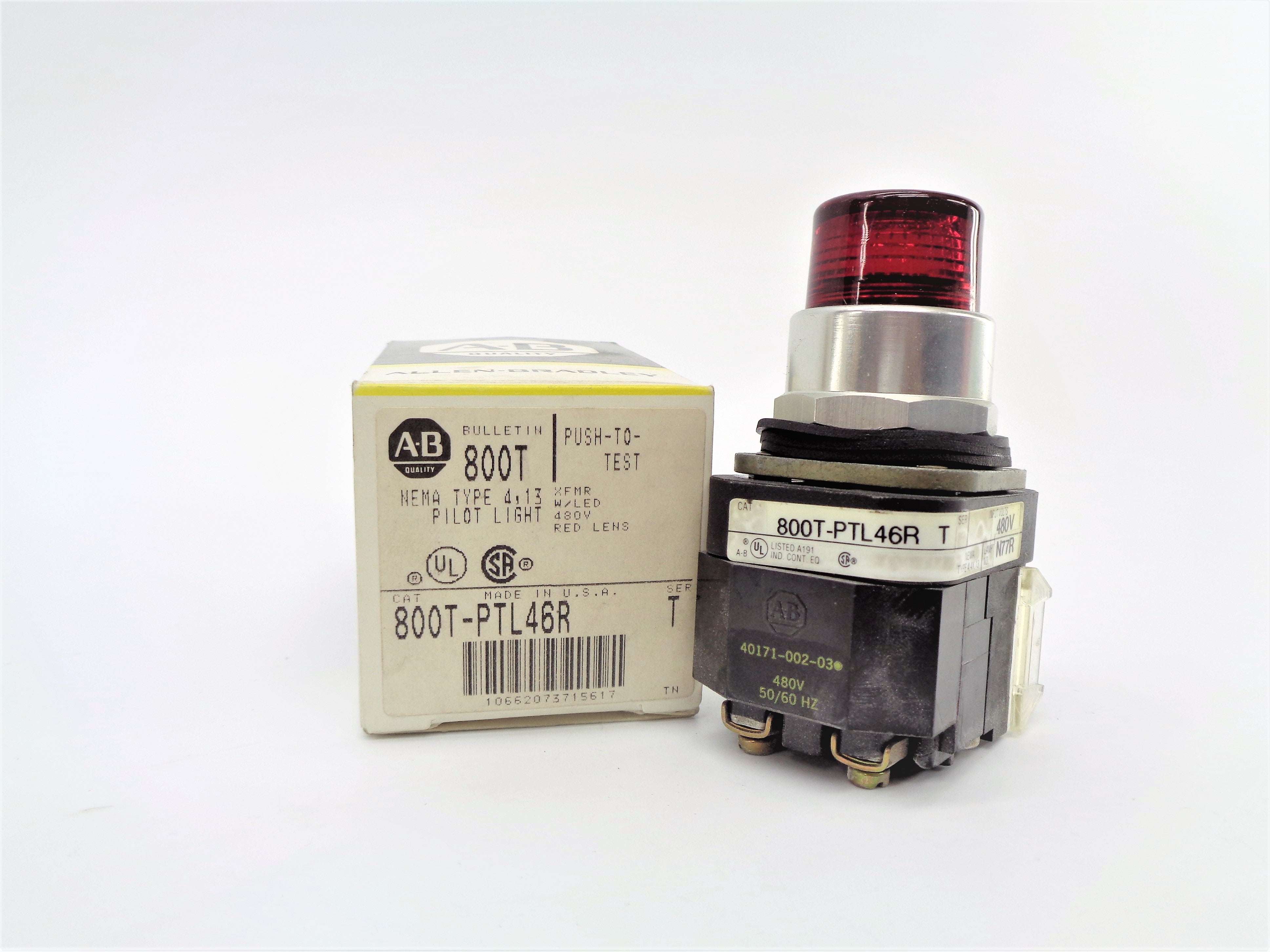 ALLEN BRADLEY 800T-PTL46R SER.T (BK/YL) NSMP
