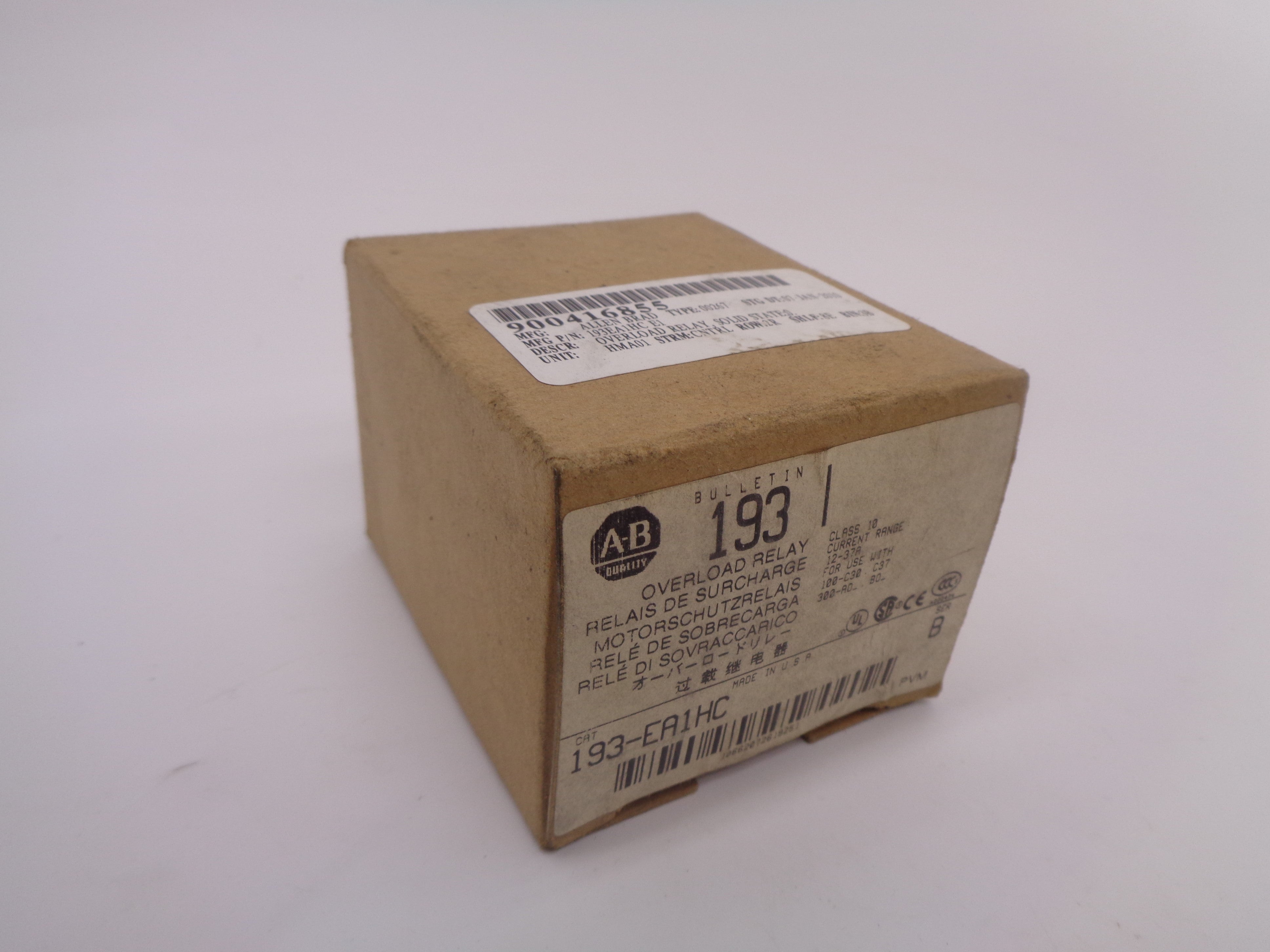 ALLEN BRADLEY 193-EA1HC SER.B (BR/WH) NSMP