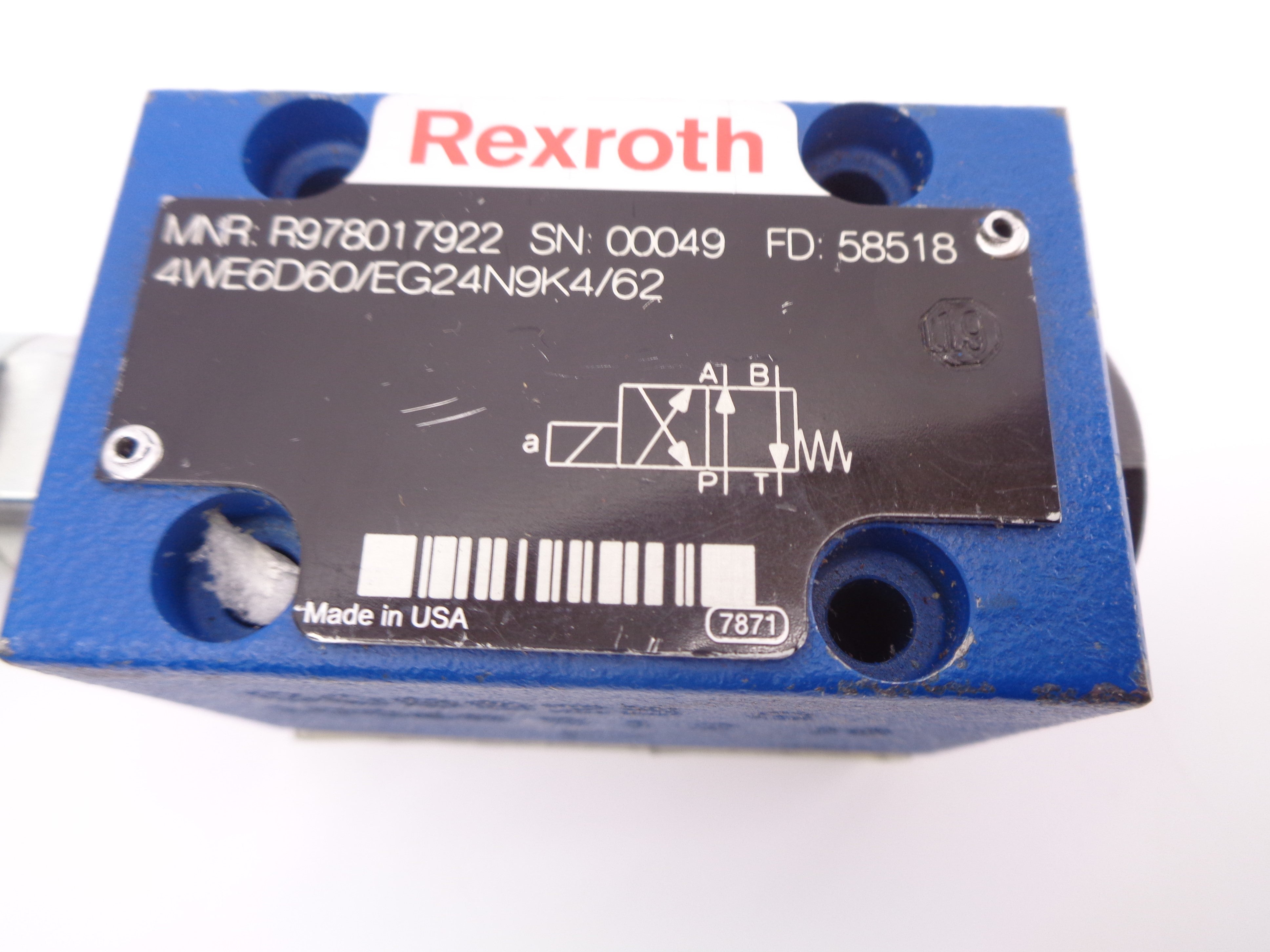 REXROTH 4WE6D60/EG24N9K4/62 NSNP
