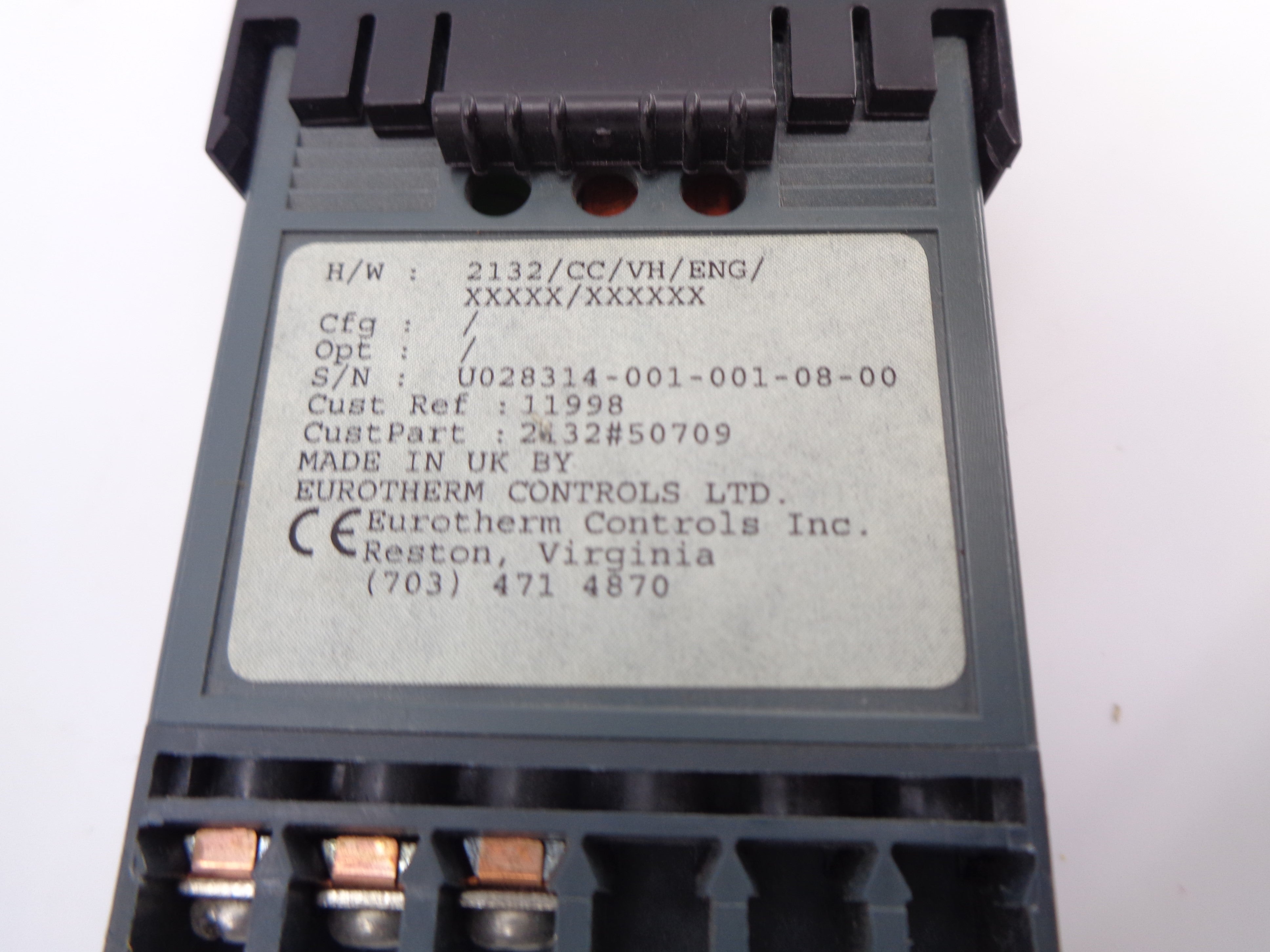 EUROTHERM 2132/CC/VH/ENG NSNP