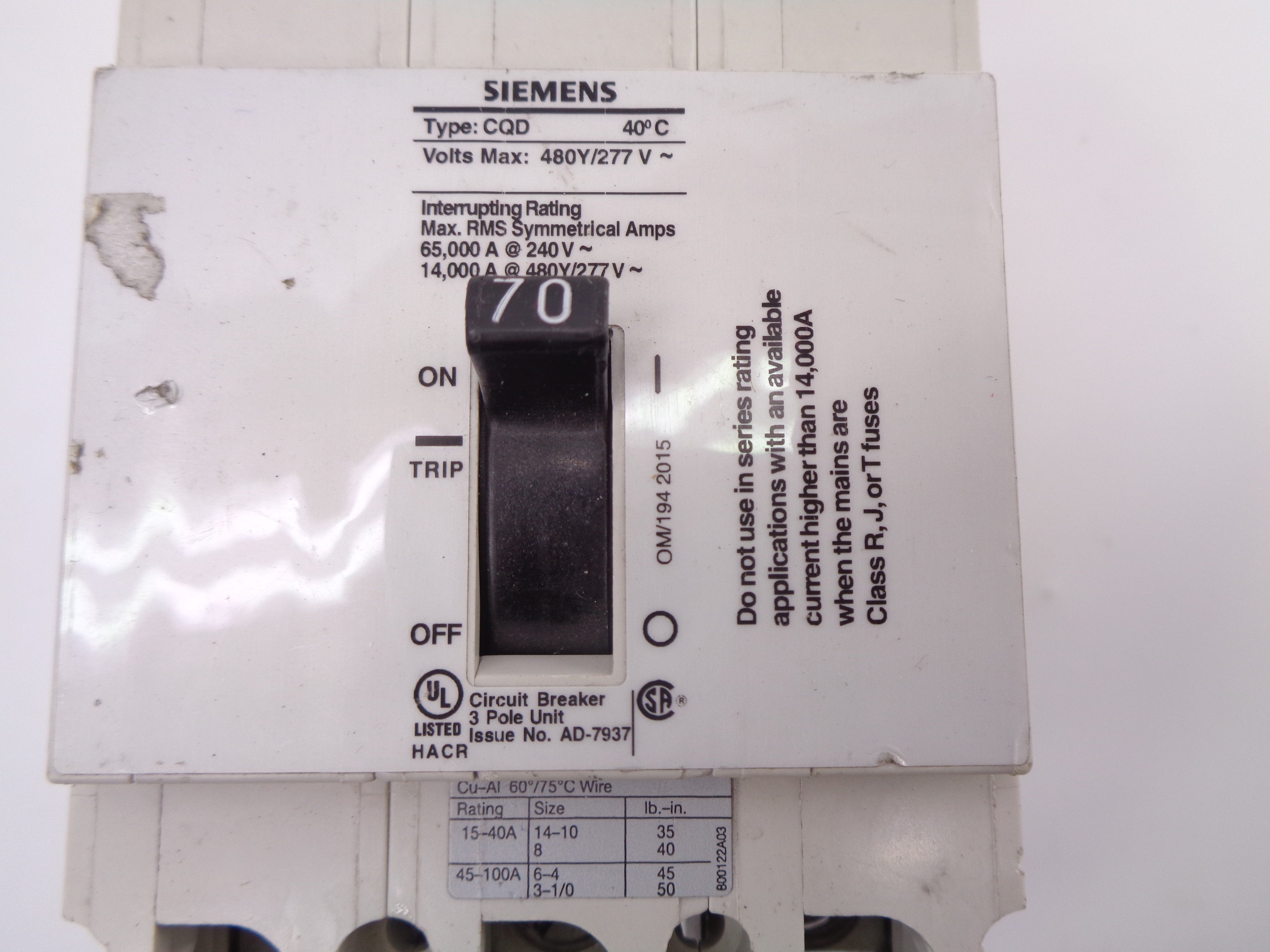 SIEMENS CQD NSNP