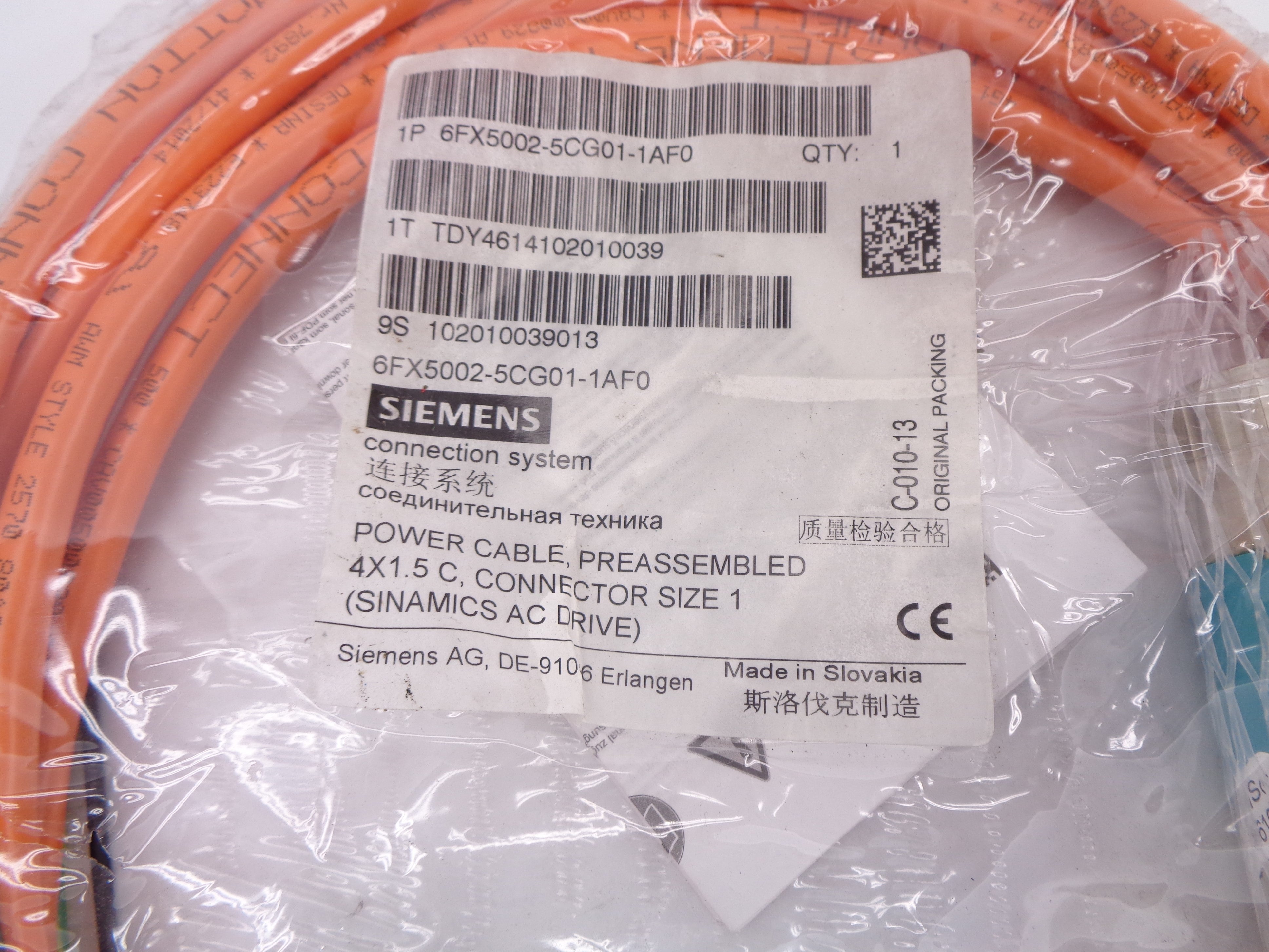 SIEMENS 6FX5002-5CG01-1AF0 NSMP