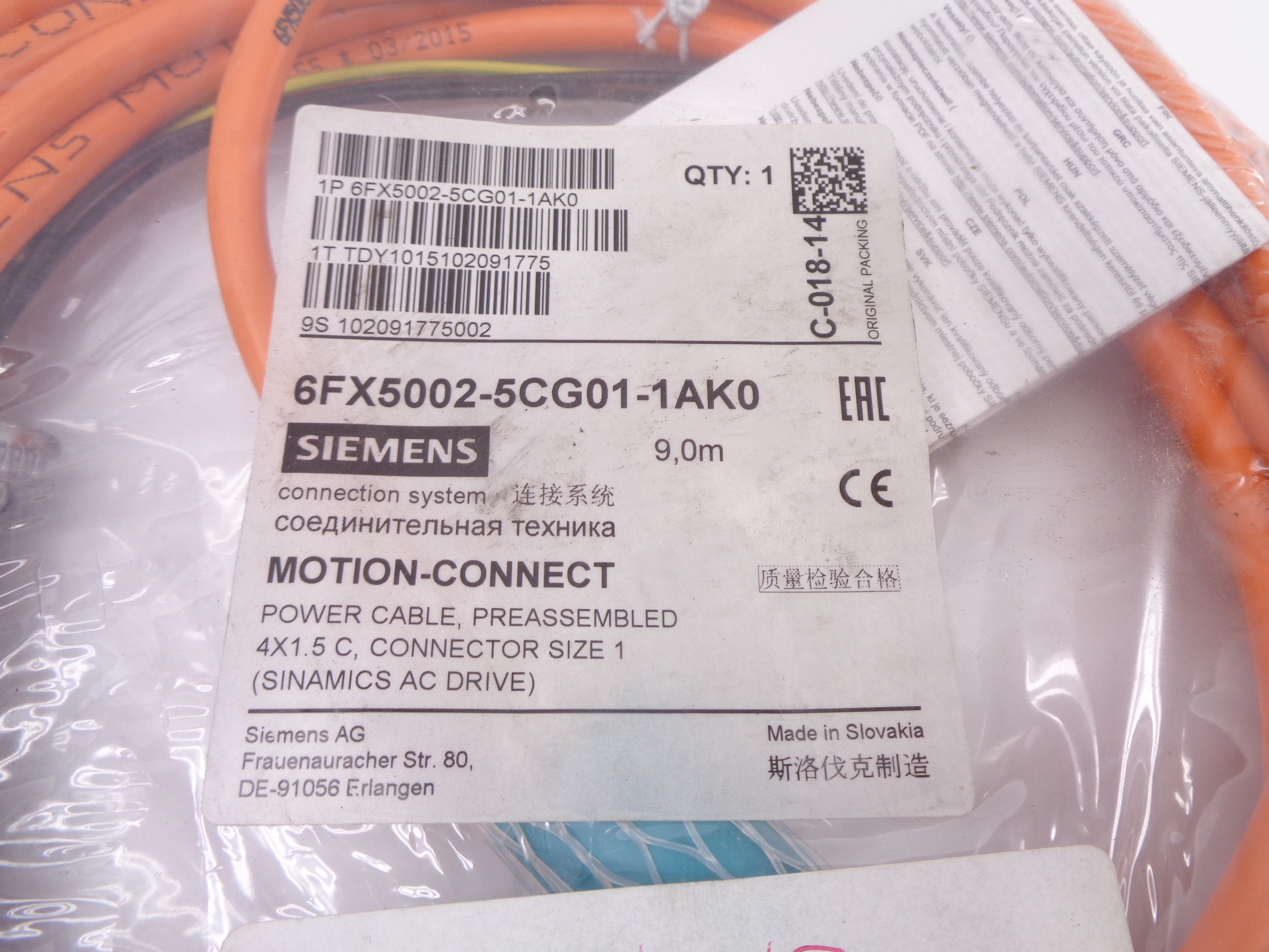 SIEMENS 6FX5002-5CG01-1AK0 NSMP