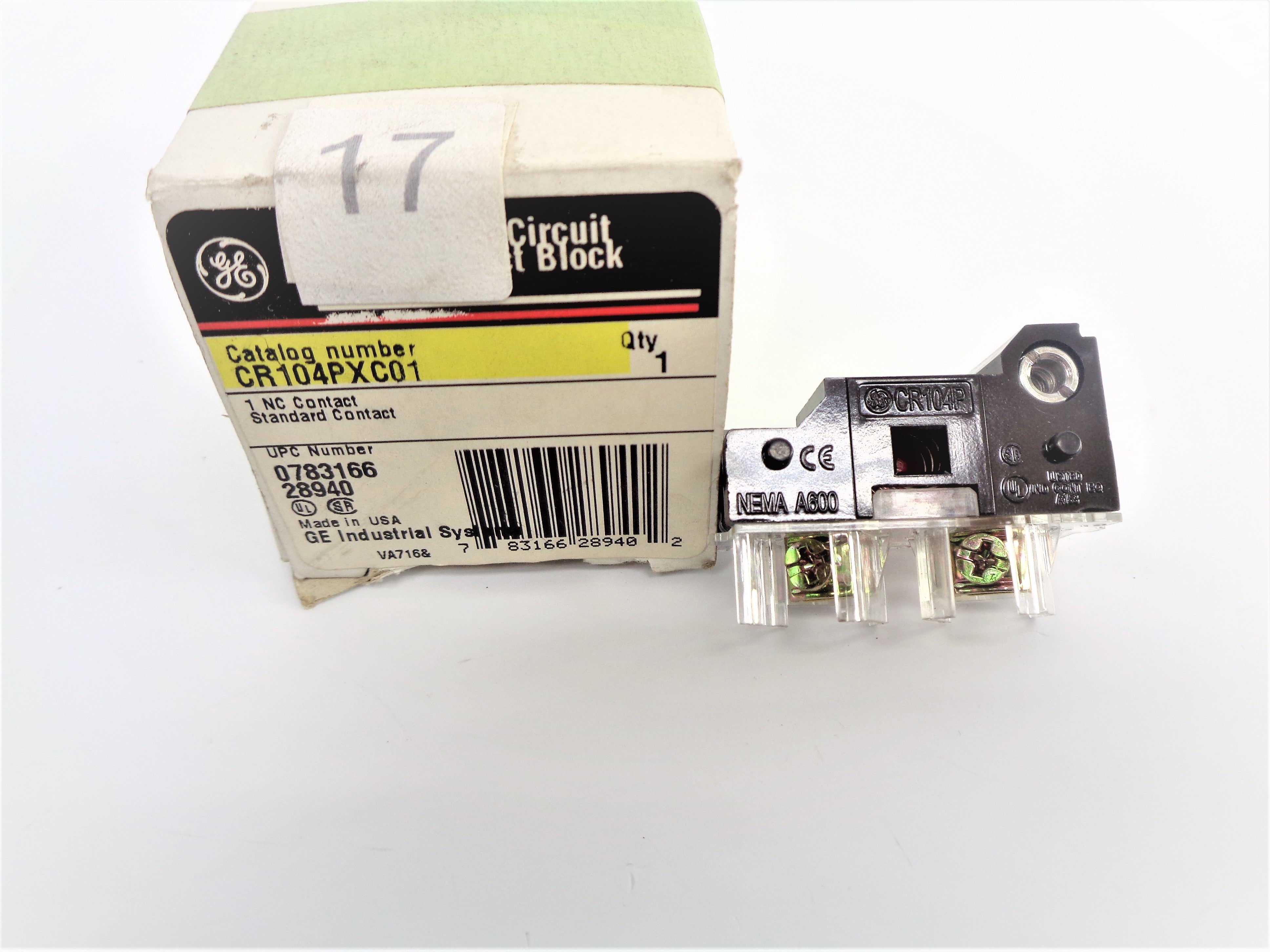 GENERAL ELECTRIC CR104PXC01 NSMP