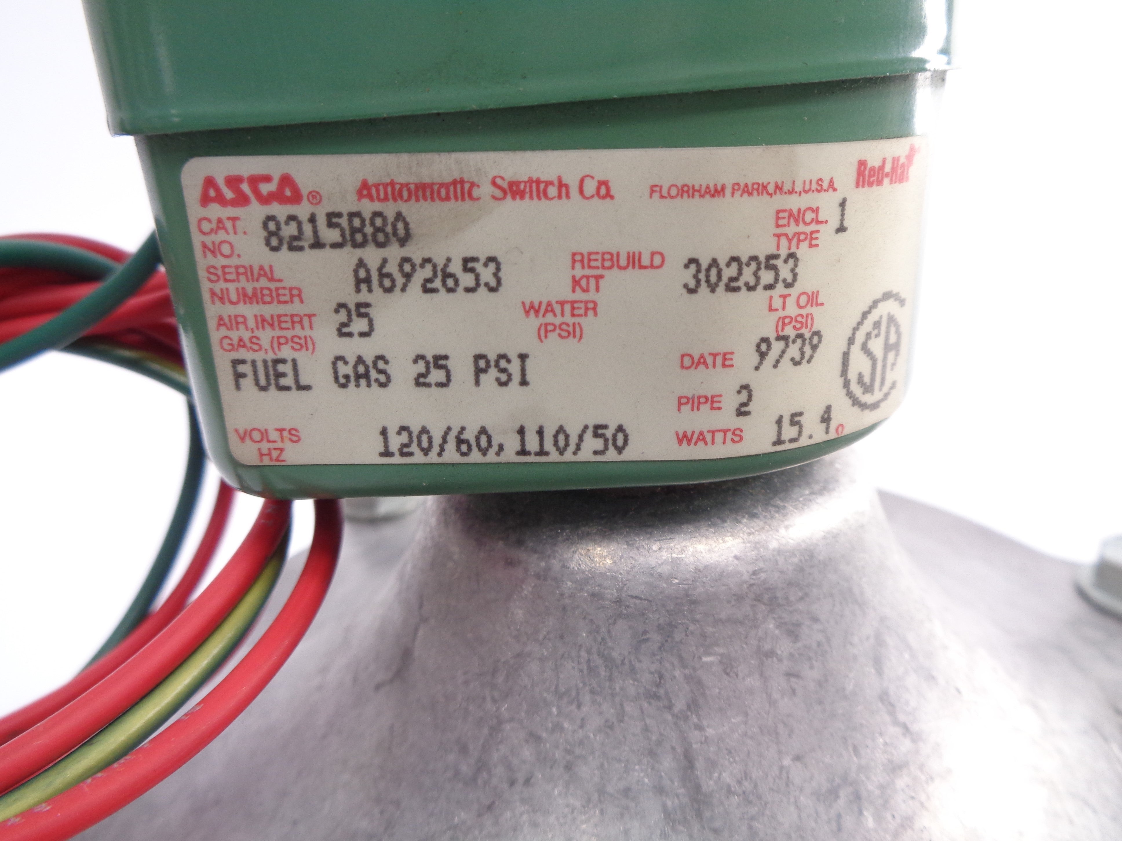 ASCO 8215B80 120V NSNP