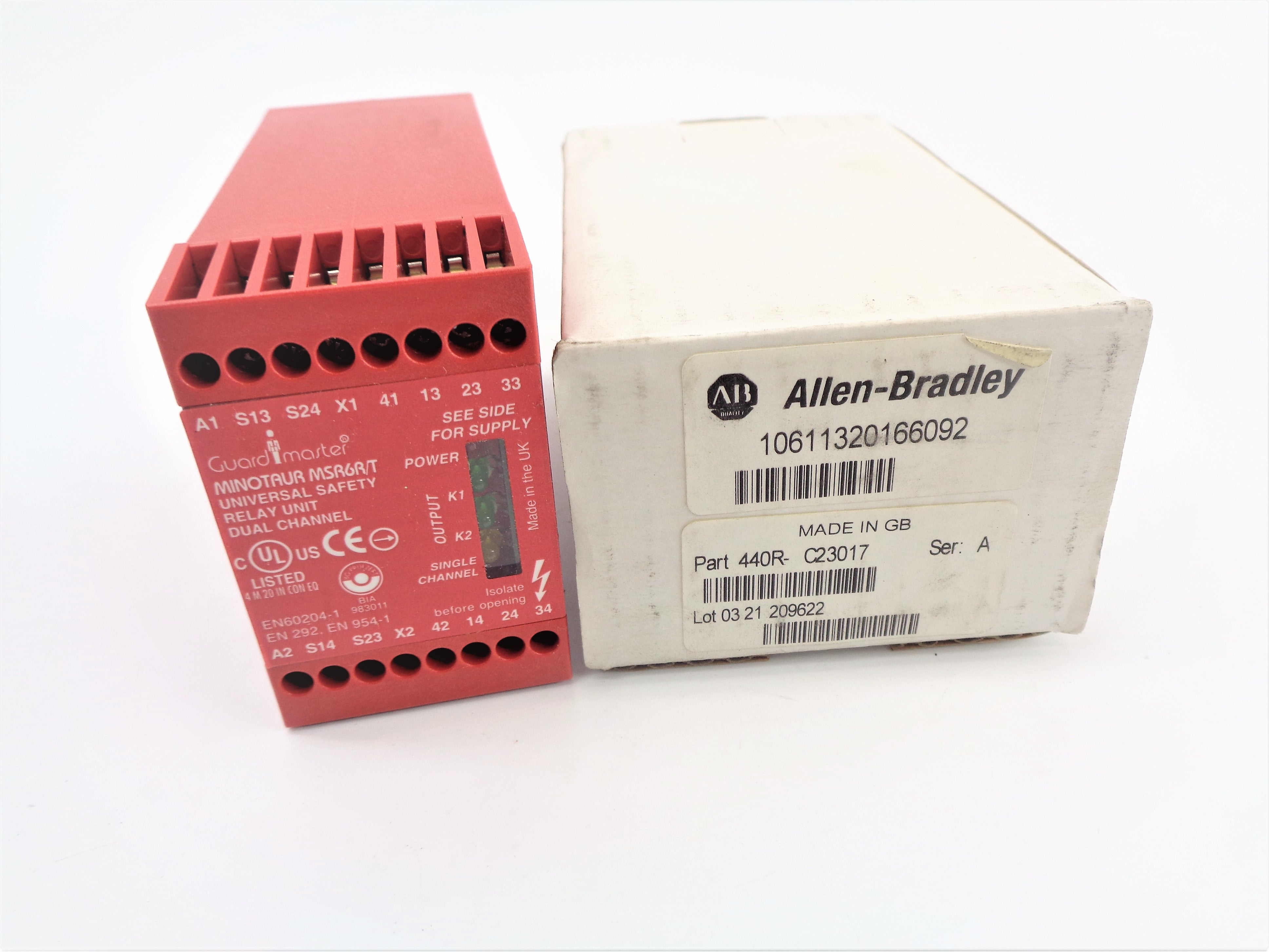 ALLEN BRADLEY 440R-C23017 SER. A 24VDC NSMP