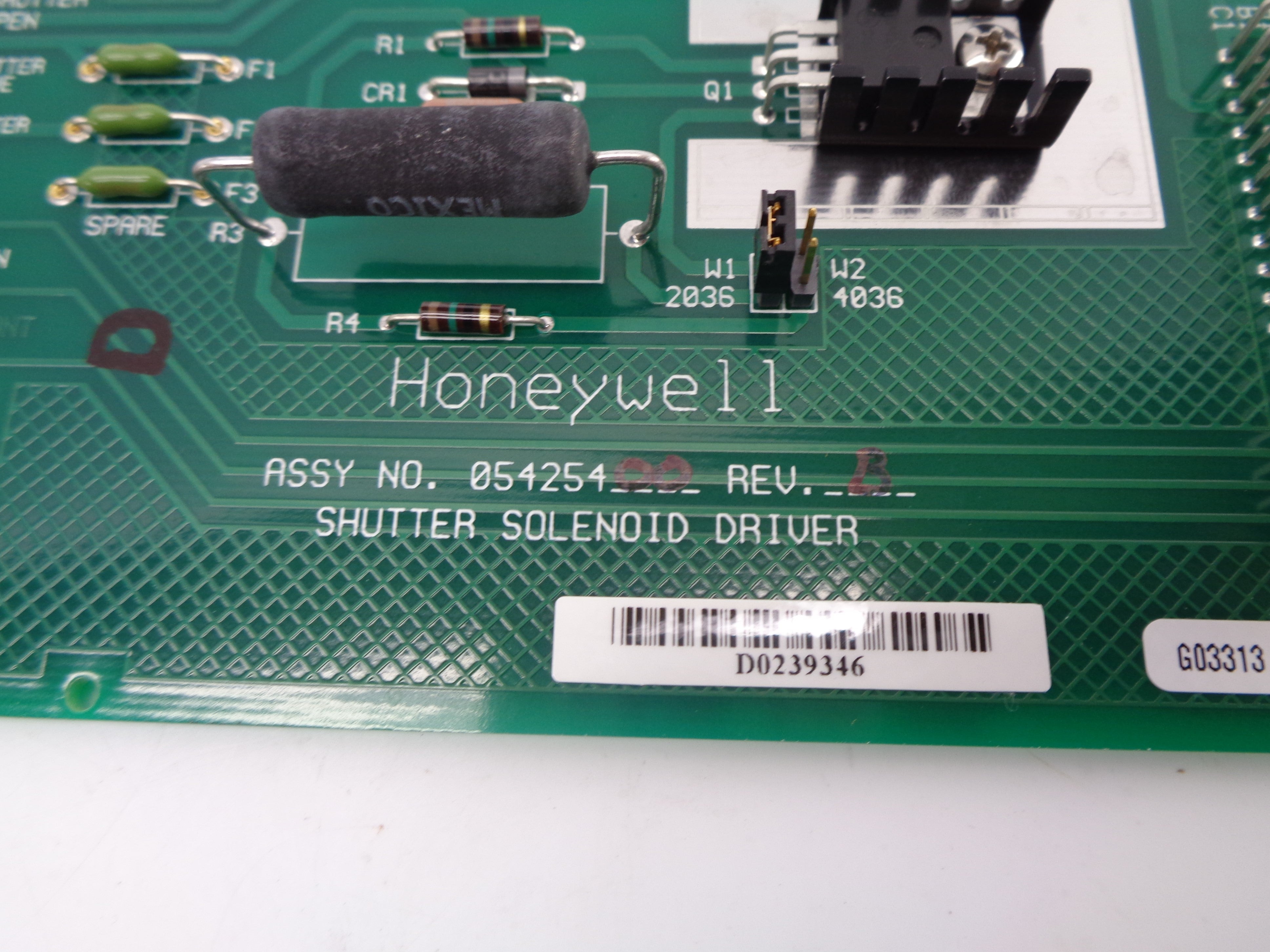 HONEYWELL 05425400 REV. B NSMP
