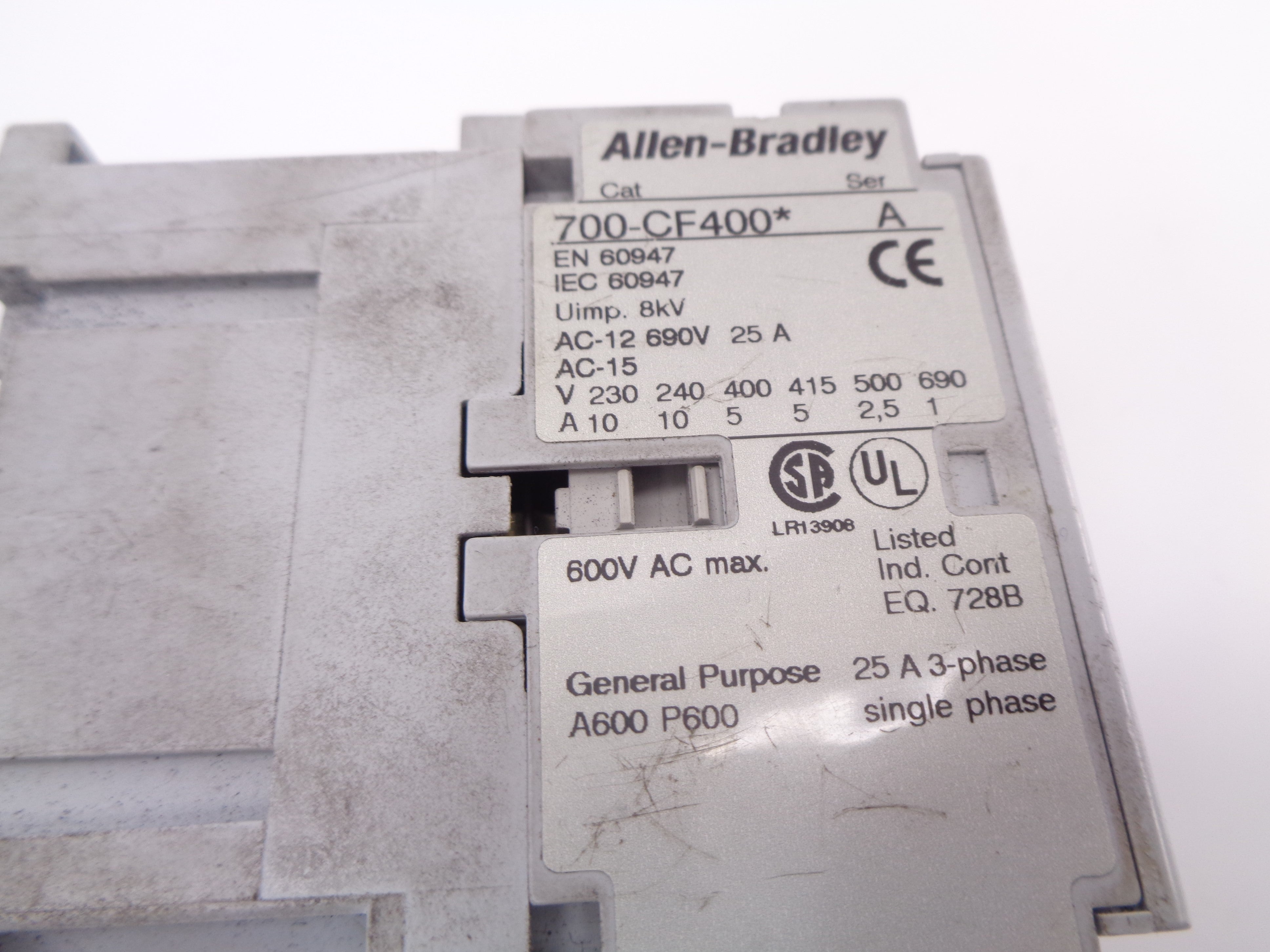 ALLEN BRADLEY 700-CF400D SER. A 110/120V NSNP