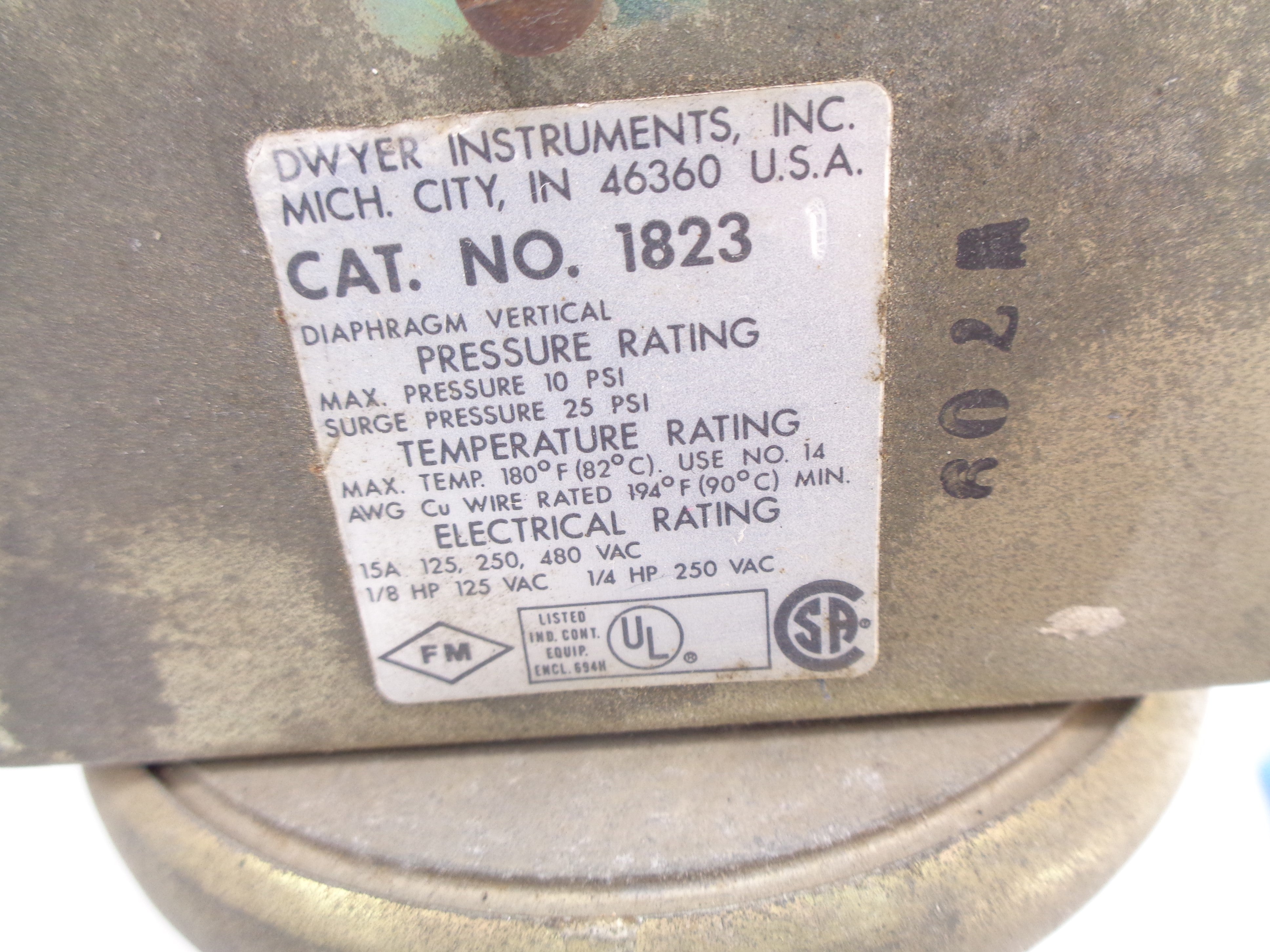DWYER 1823 UNMP