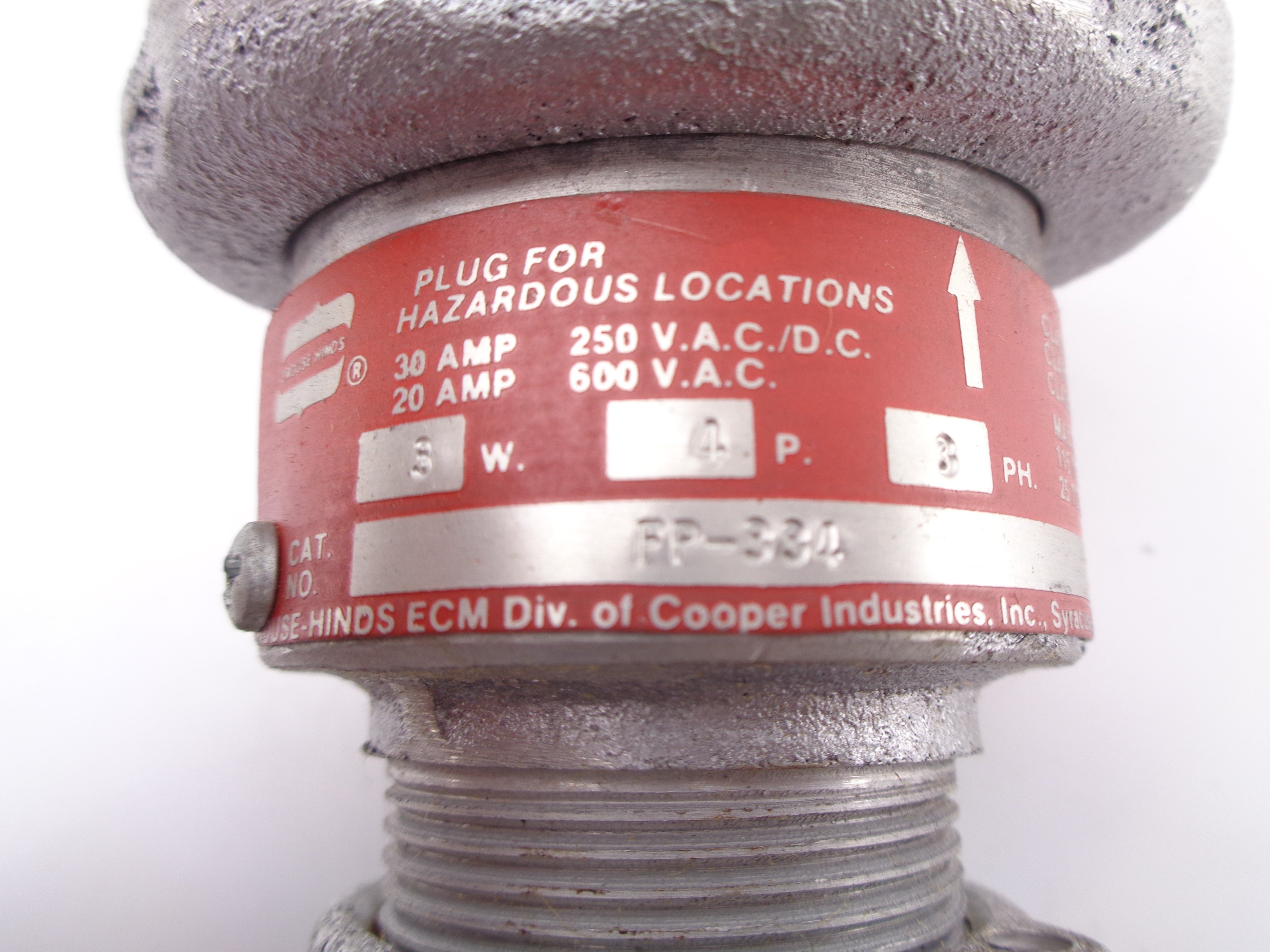 CROUSE HINDS FP-334 (AS PICTURED) NSNP