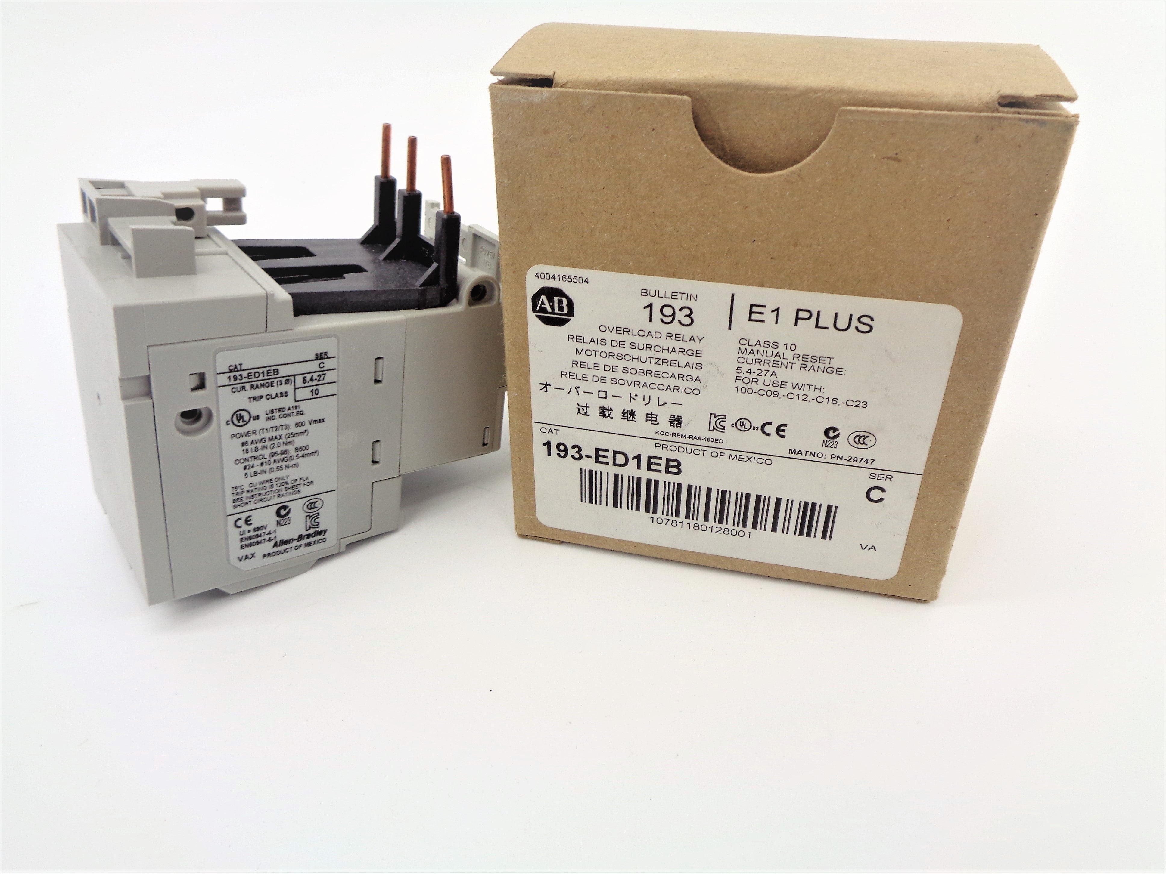 ALLEN BRADLEY 193-ED1EB SER. C (BR/WH) NSMP