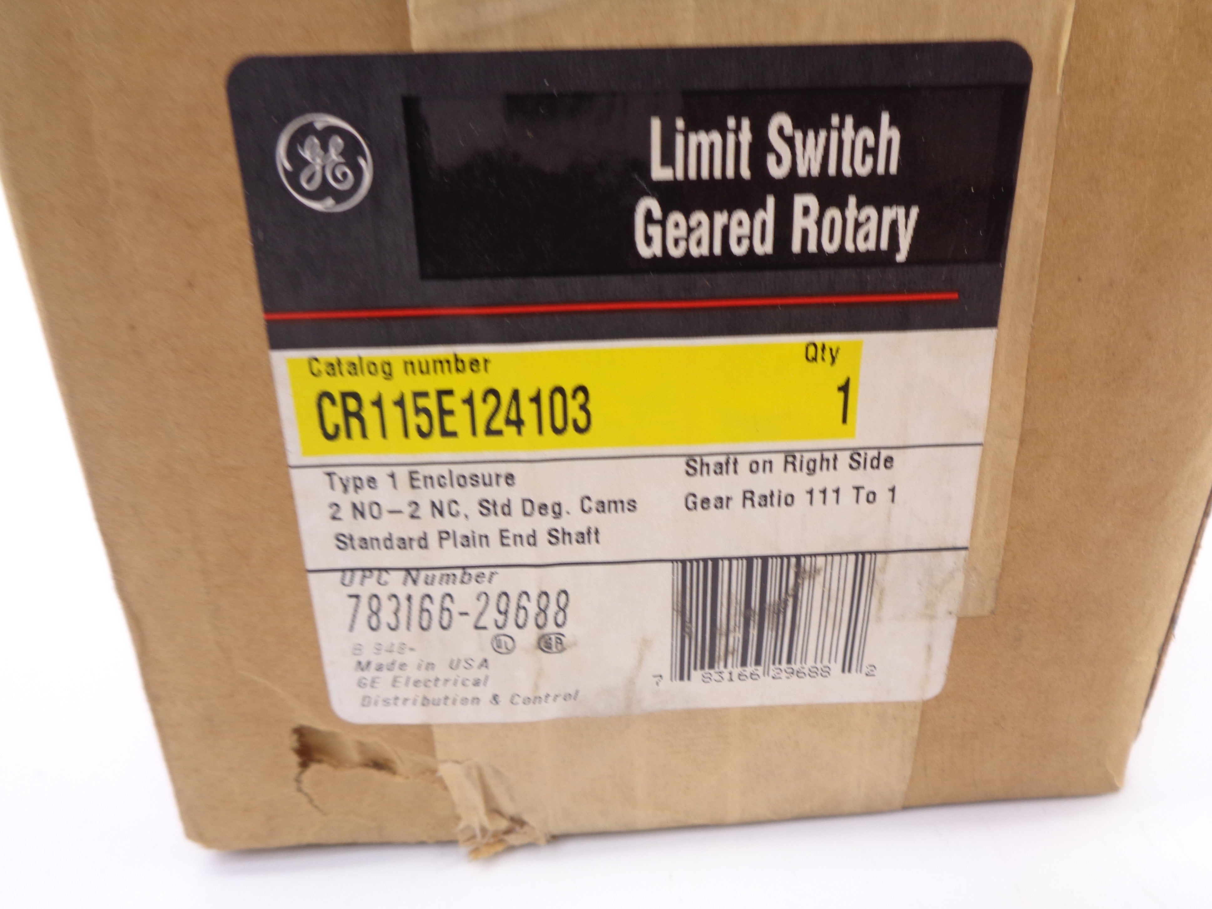 GENERAL ELECTRIC CR115E124103 NSFS
