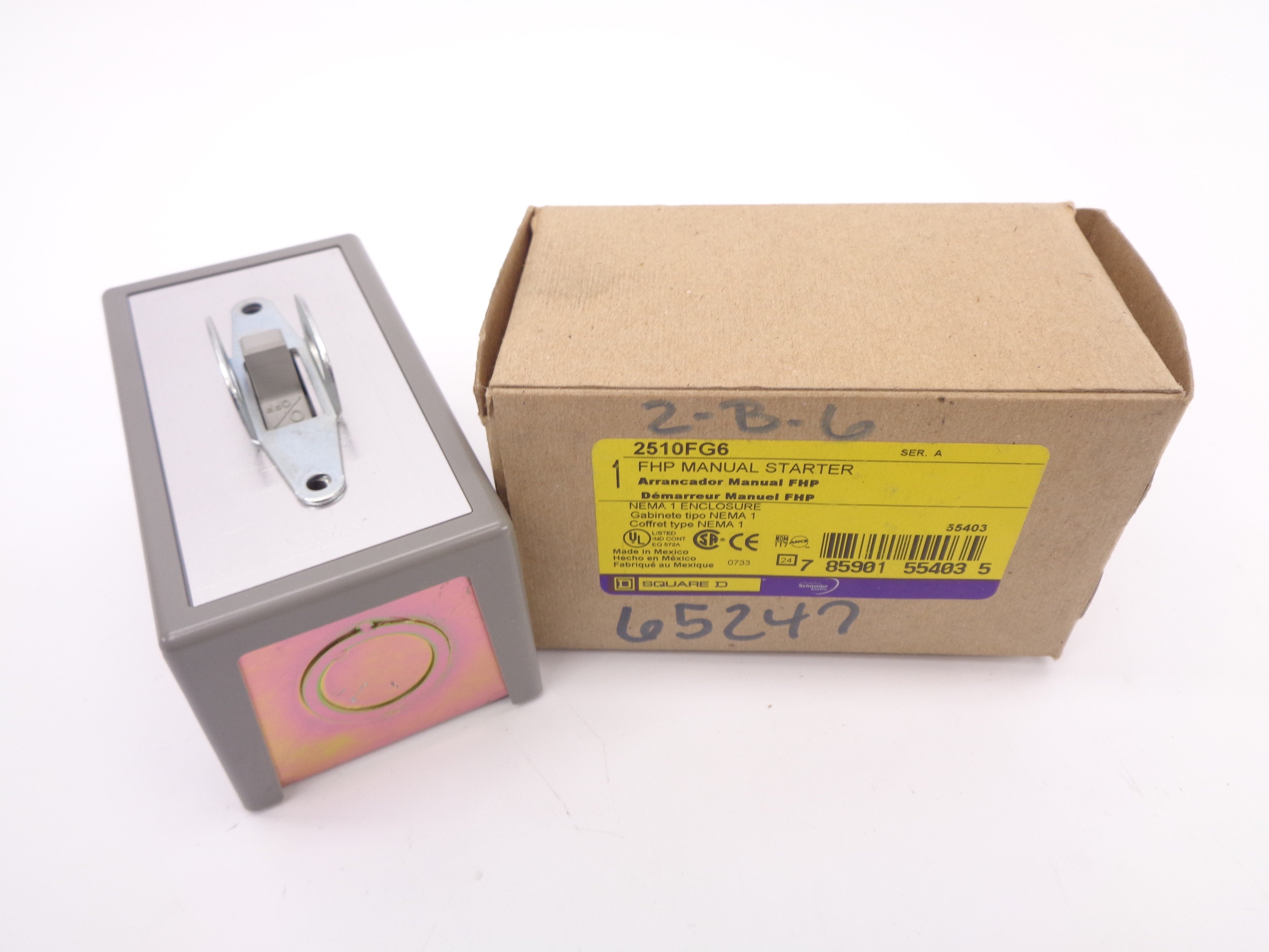 SQUARE D 2510FG6 NSMP
