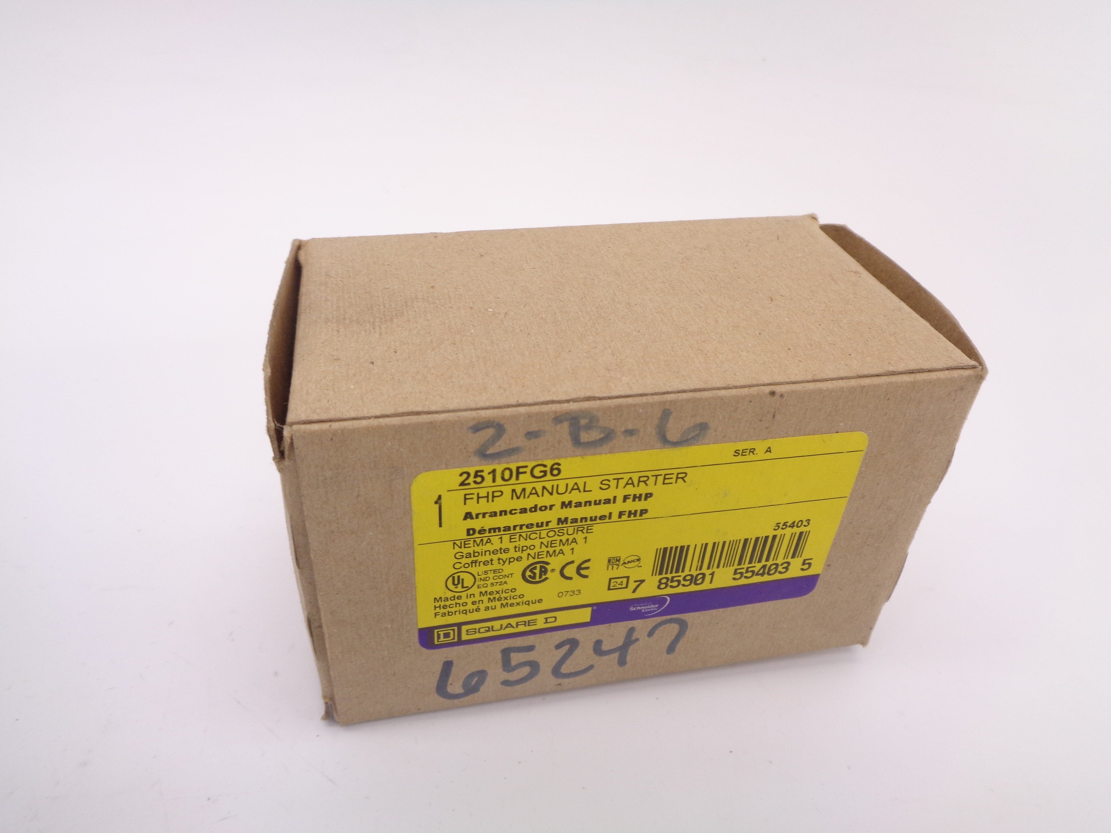 SQUARE D 2510FG6 NSMP