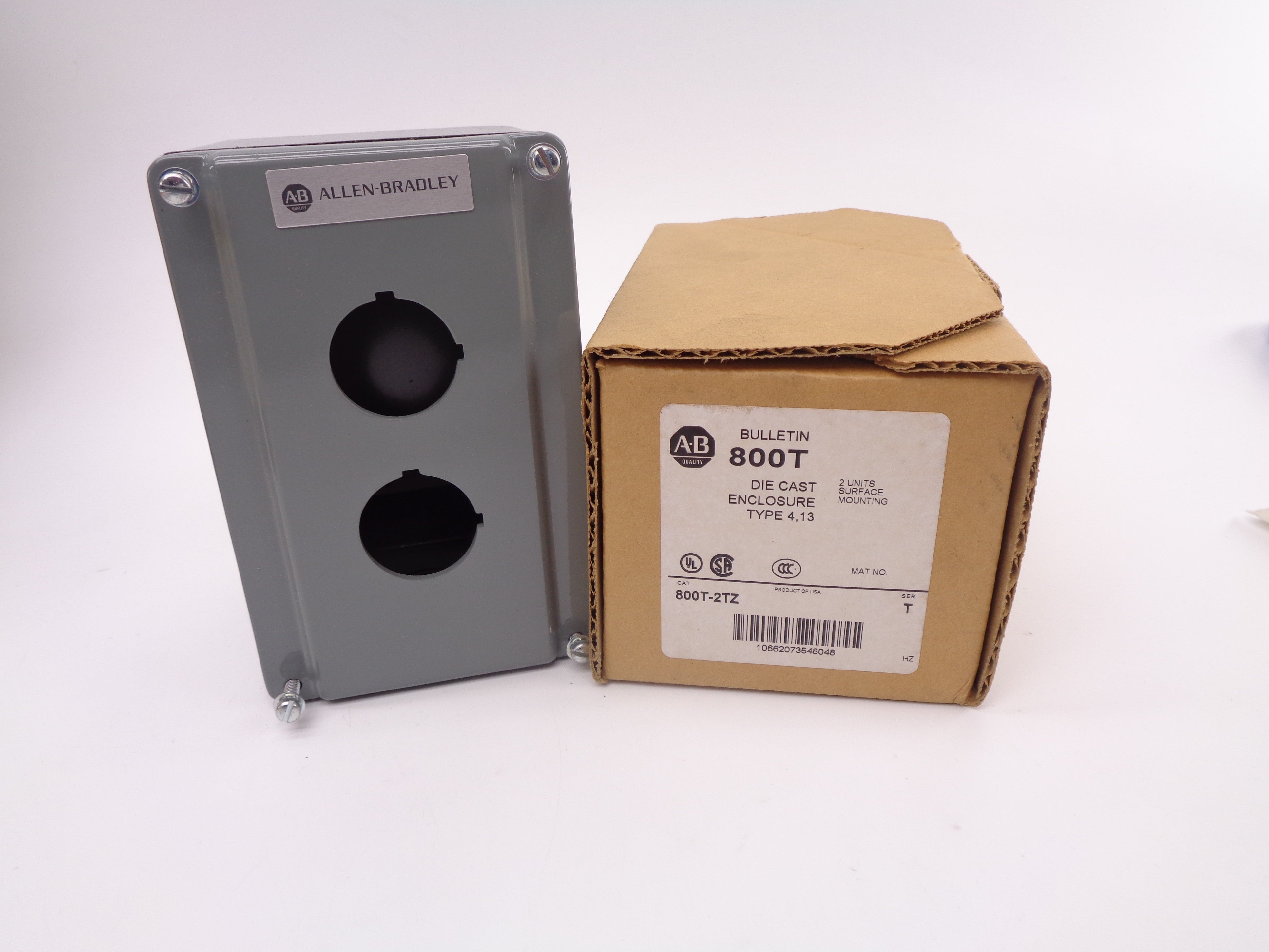 ALLEN BRADLEY 800T-2TZ SER. T (BR/WH) NSMP