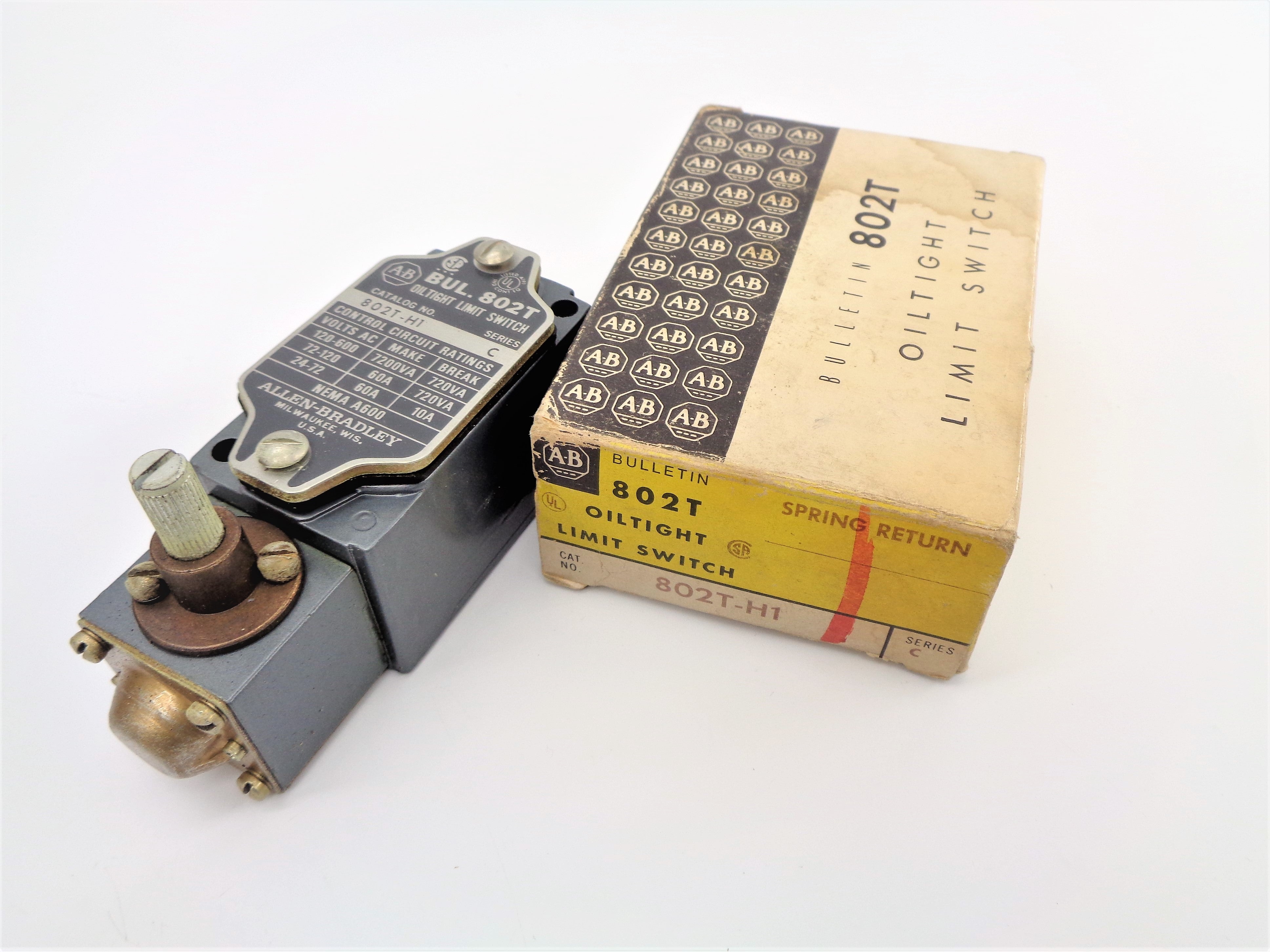 ALLEN BRADLEY 802T-H1 SER. C (BK/YL) NSMP