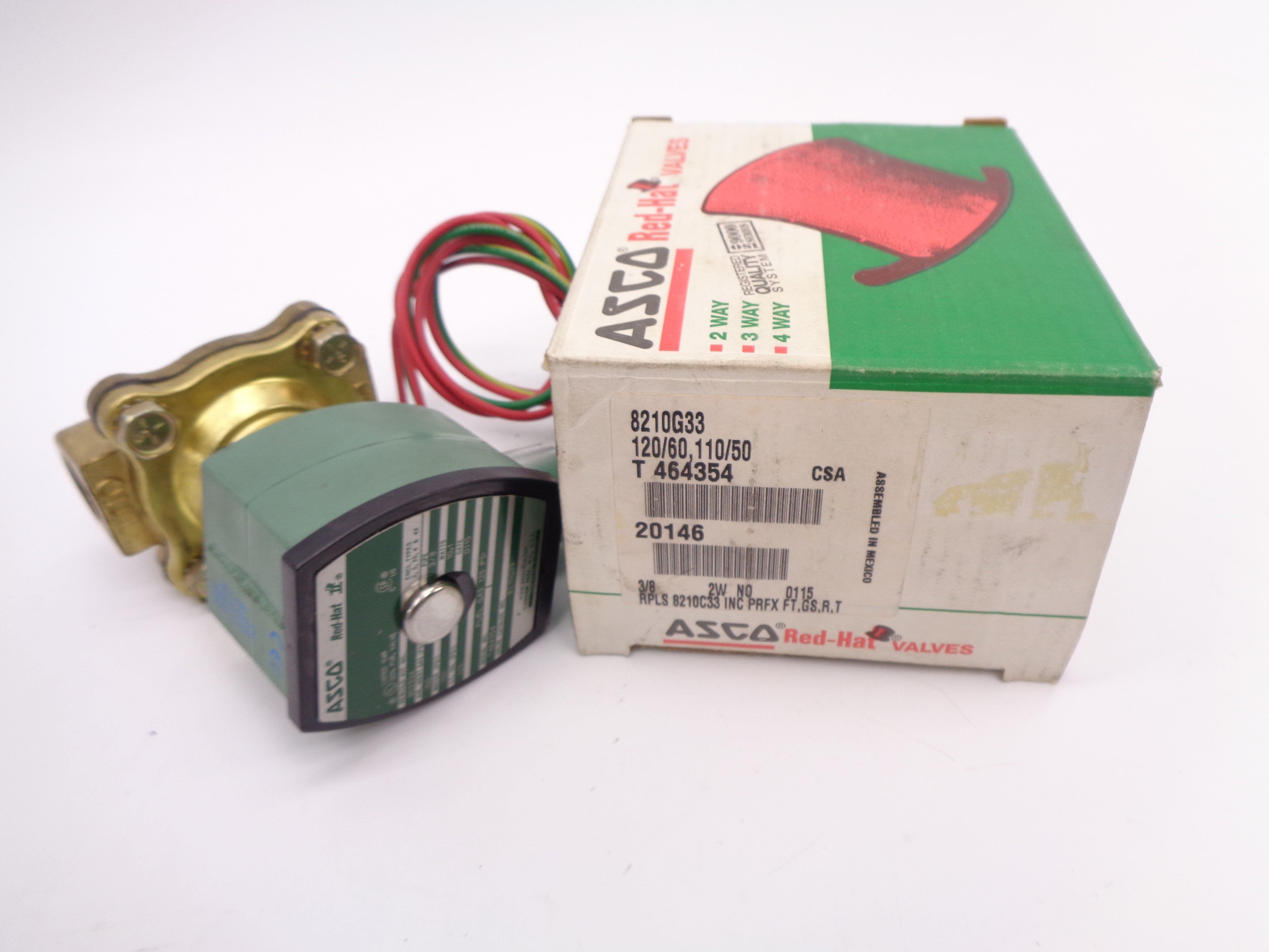 ASCO 8210G33 120/60 110/50 NSMP