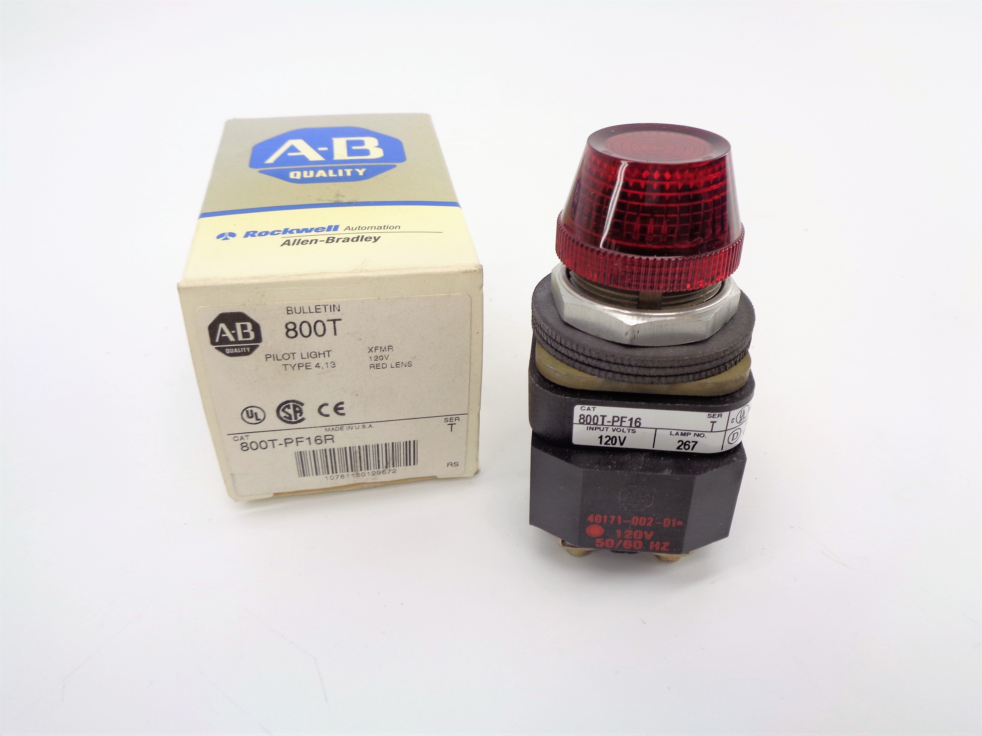 ALLEN BRADLEY 800T-PF16R SER. T (GY/BL) NSMP