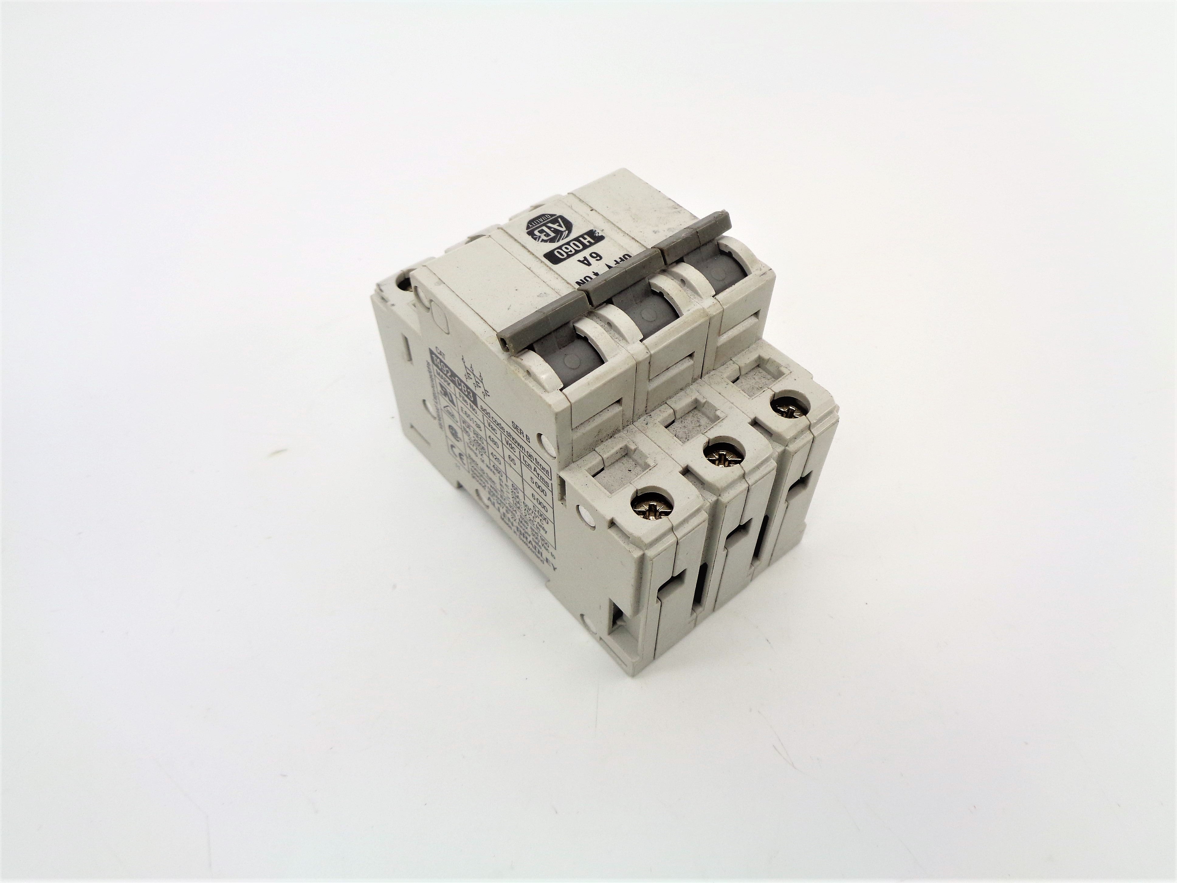 ALLEN BRADLEY 1492-CB3H060 SER. B 6A 480V NSNP