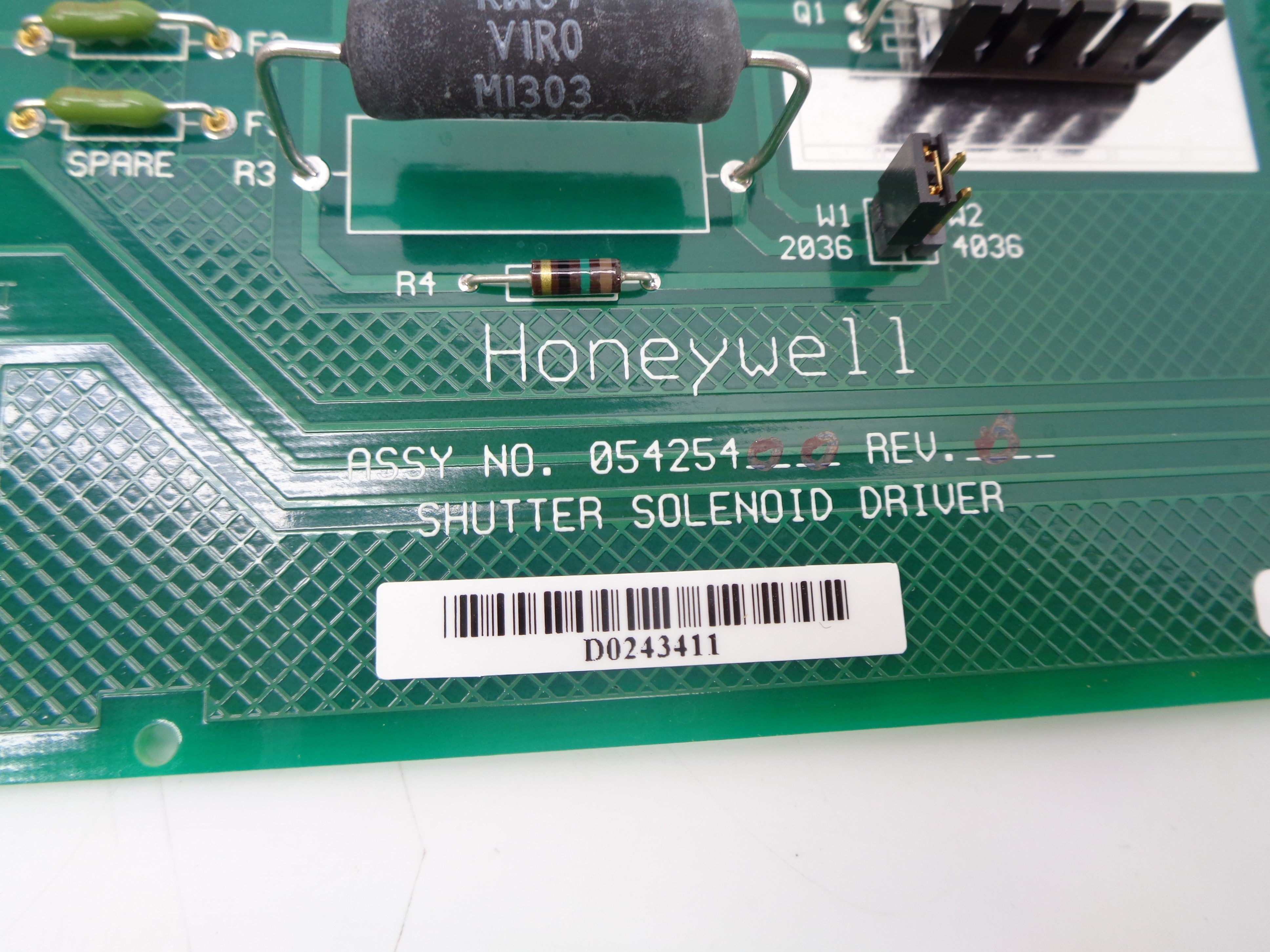 HONEYWELL 05425400 REV. B NSNP