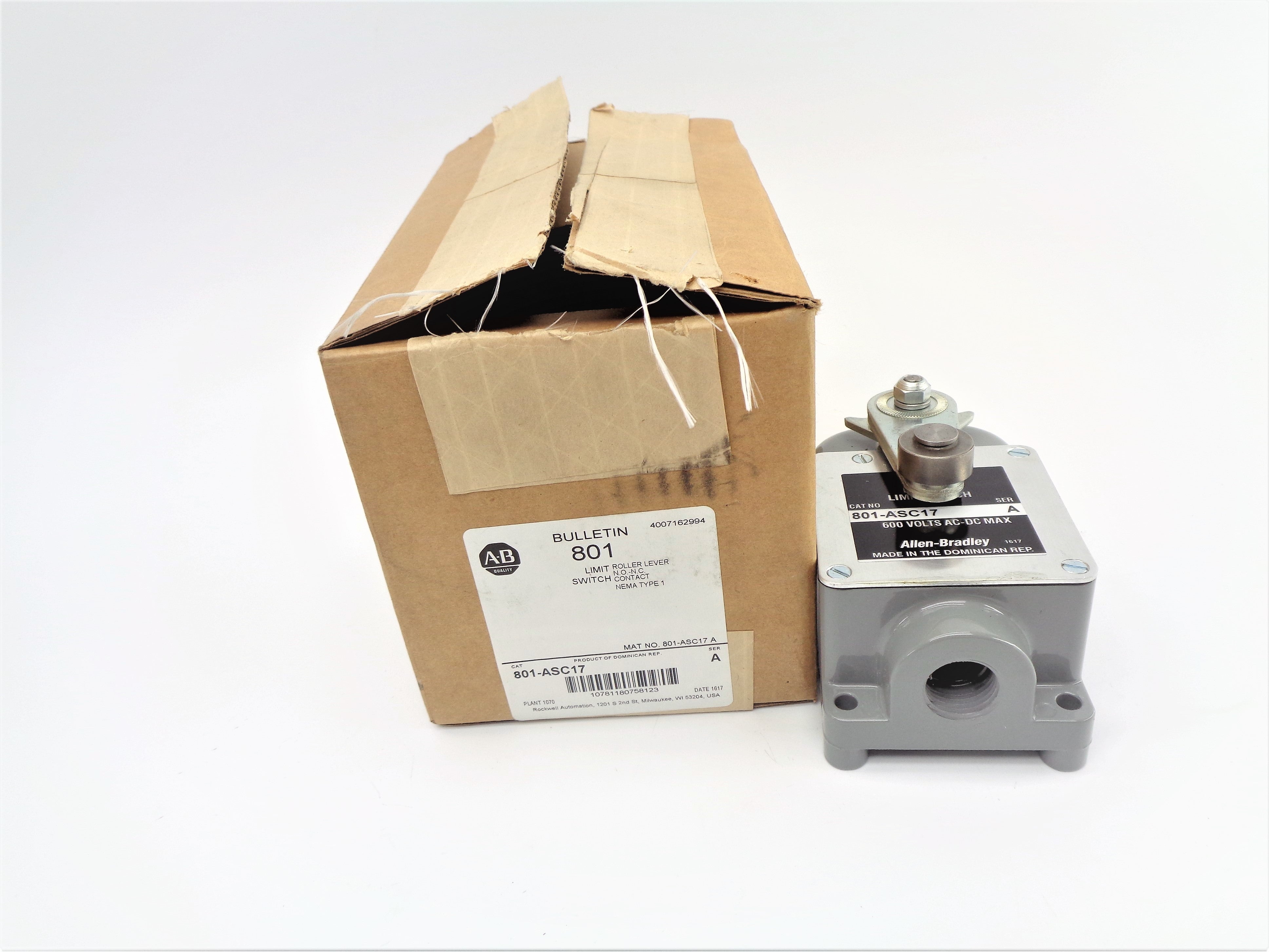 ALLEN BRADLEY 801-ASC17 SER. A NSMP