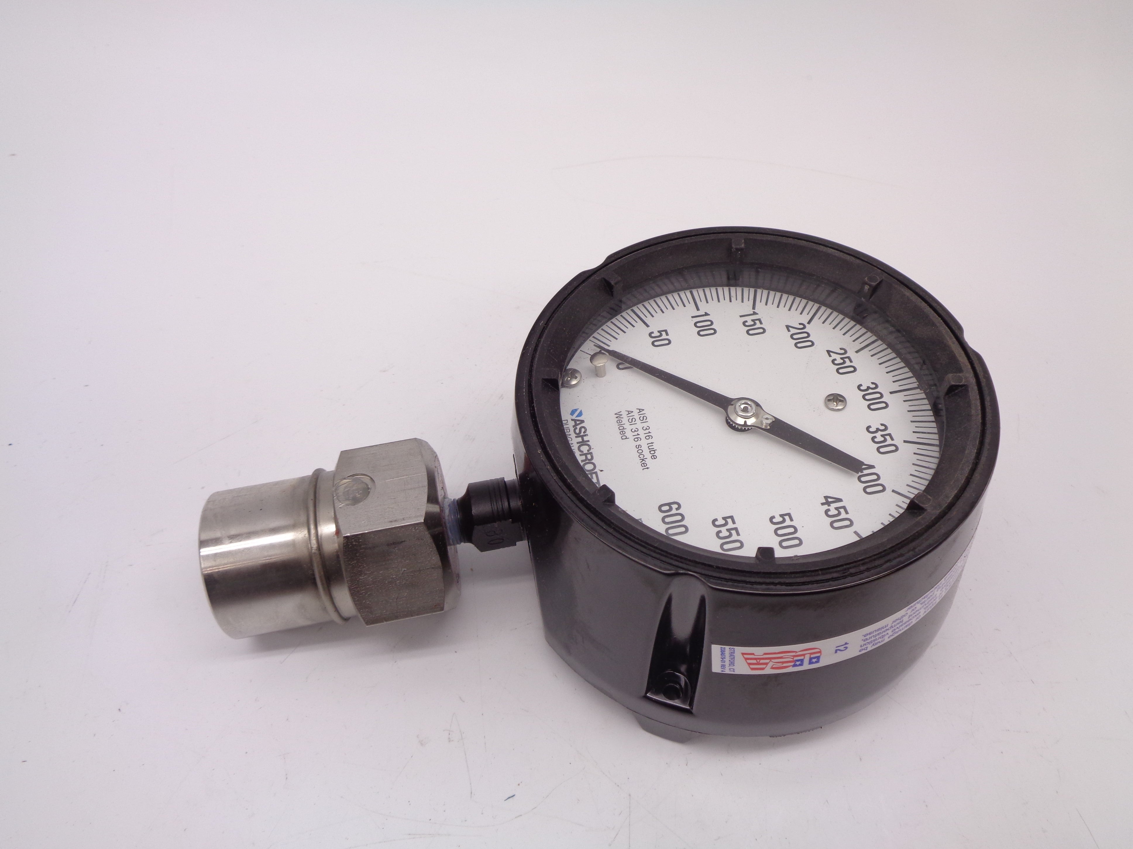 ASHCROFT 45-1279-SS-02L-600# NSMP