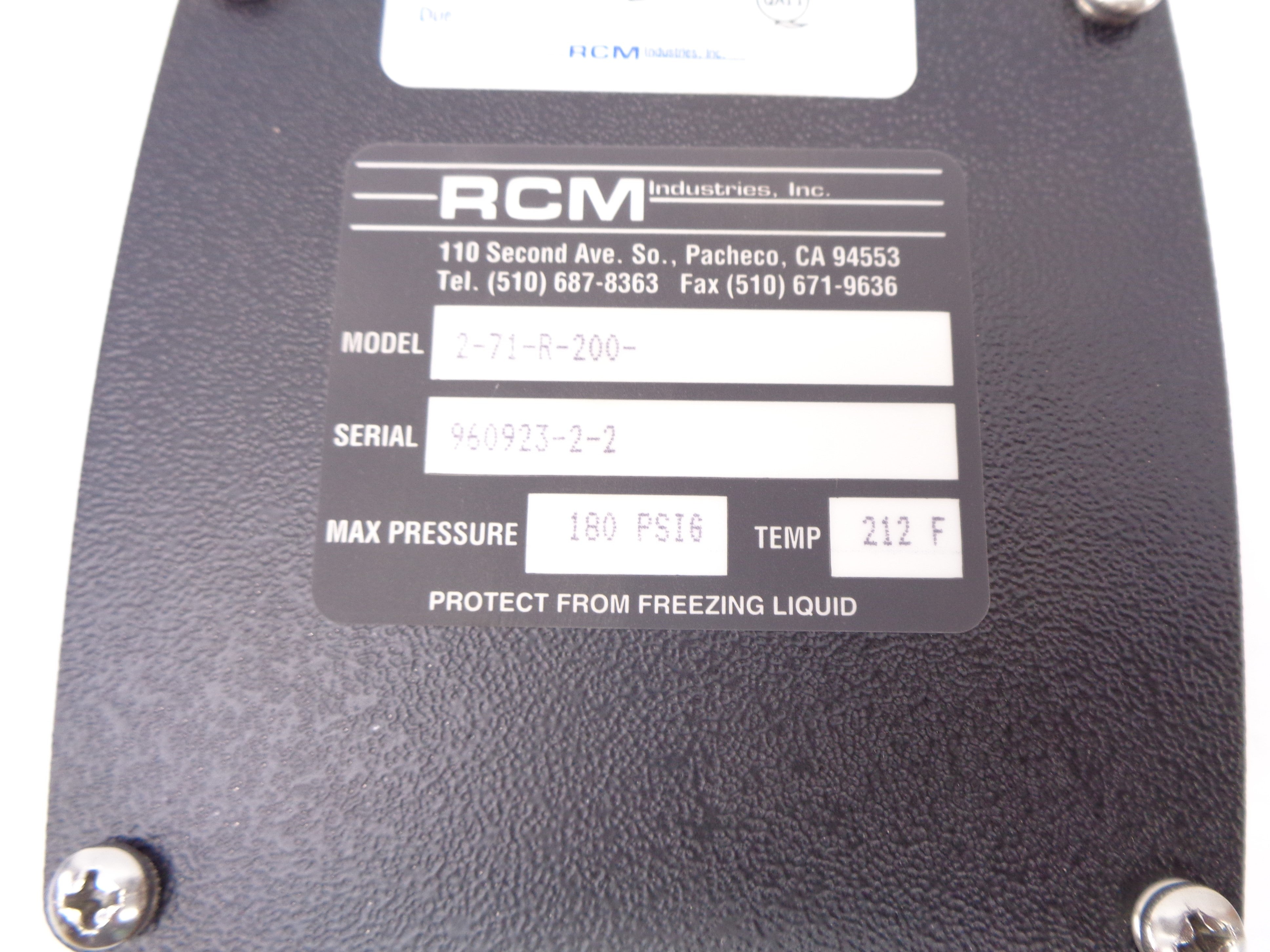 RCM 2-71-R-200 NSNP