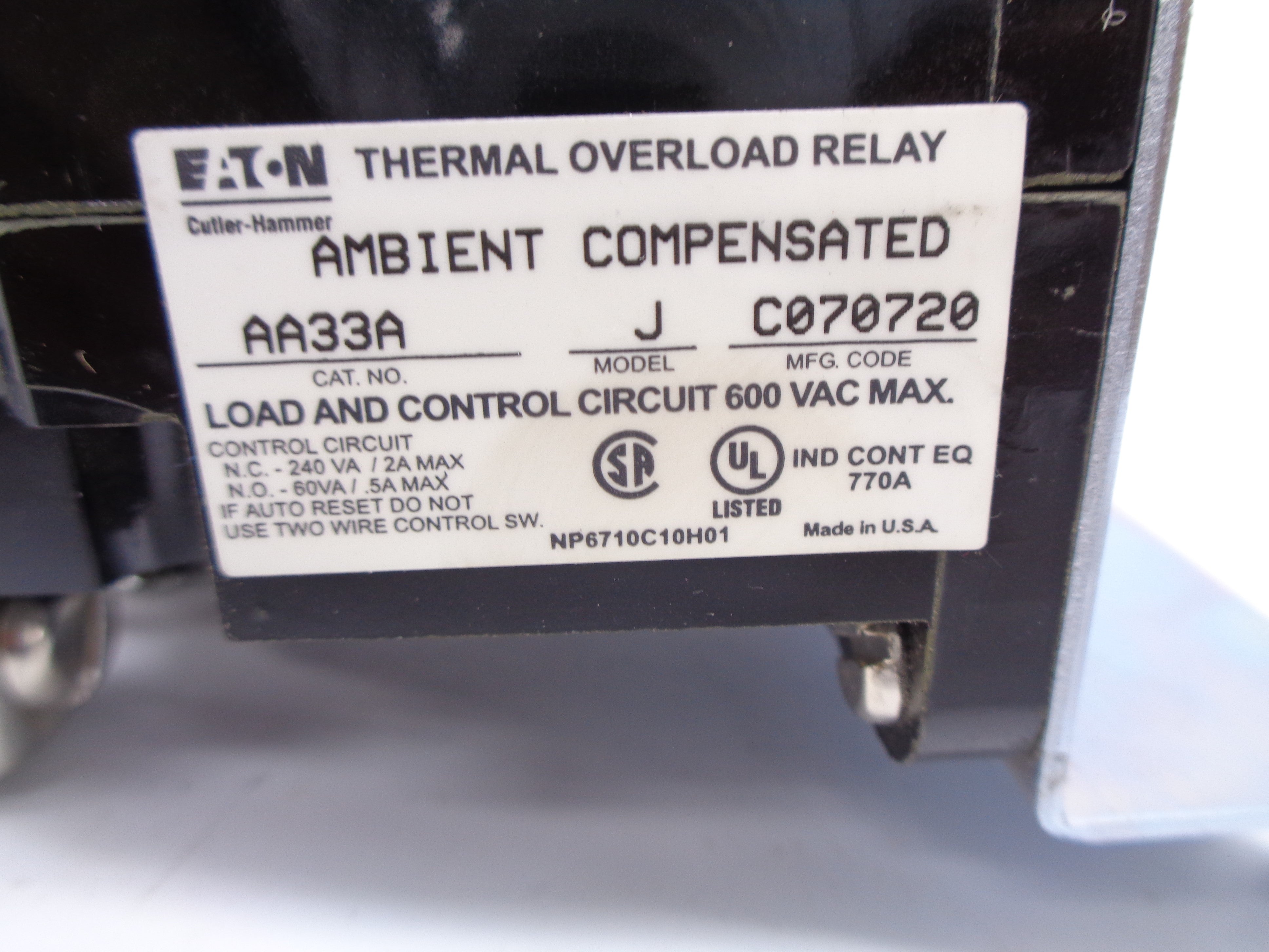 EATON AA33A 600V NSNP