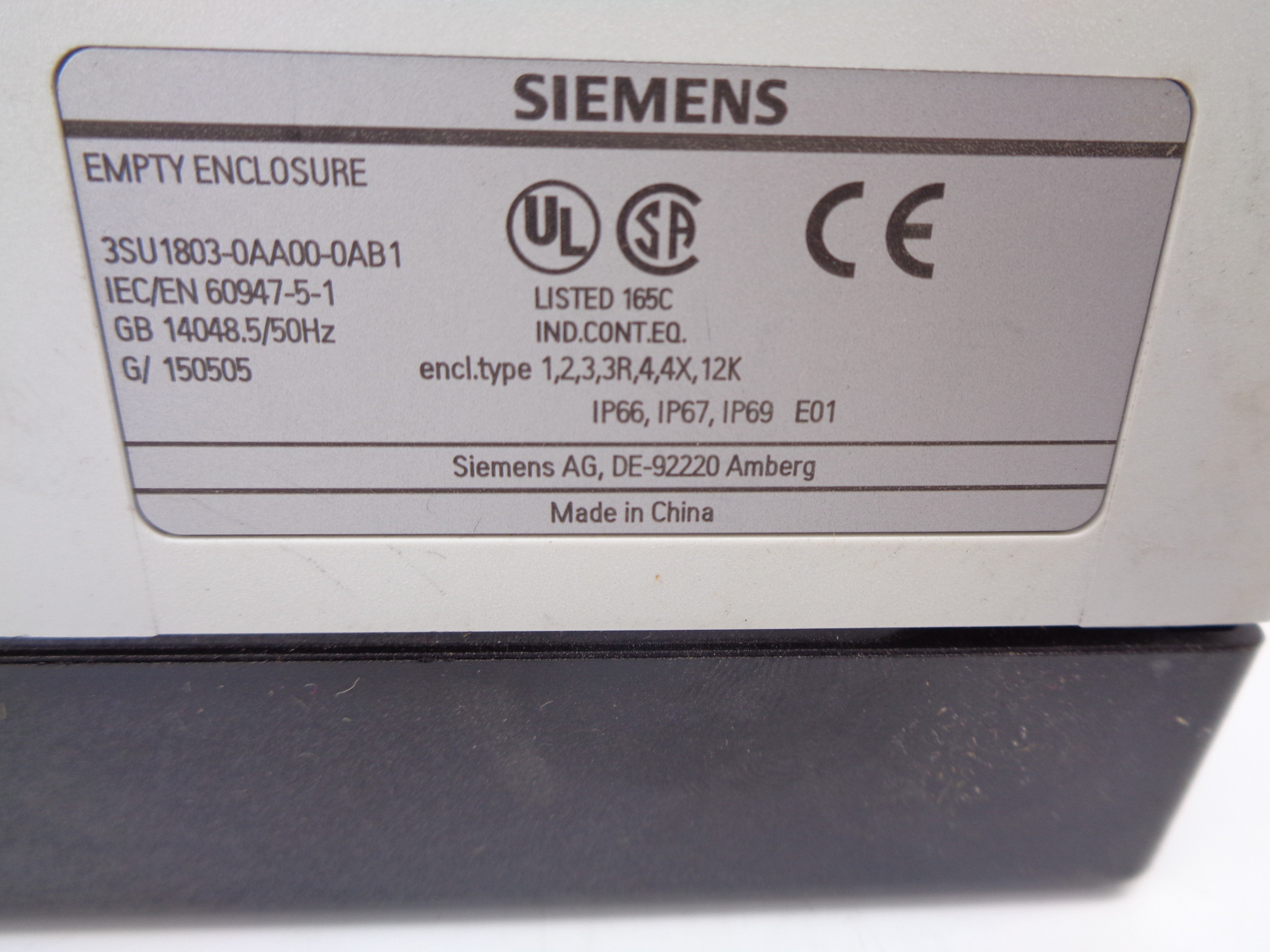 SIEMENS 3SU1803-0AA00-0AB1 NSNP