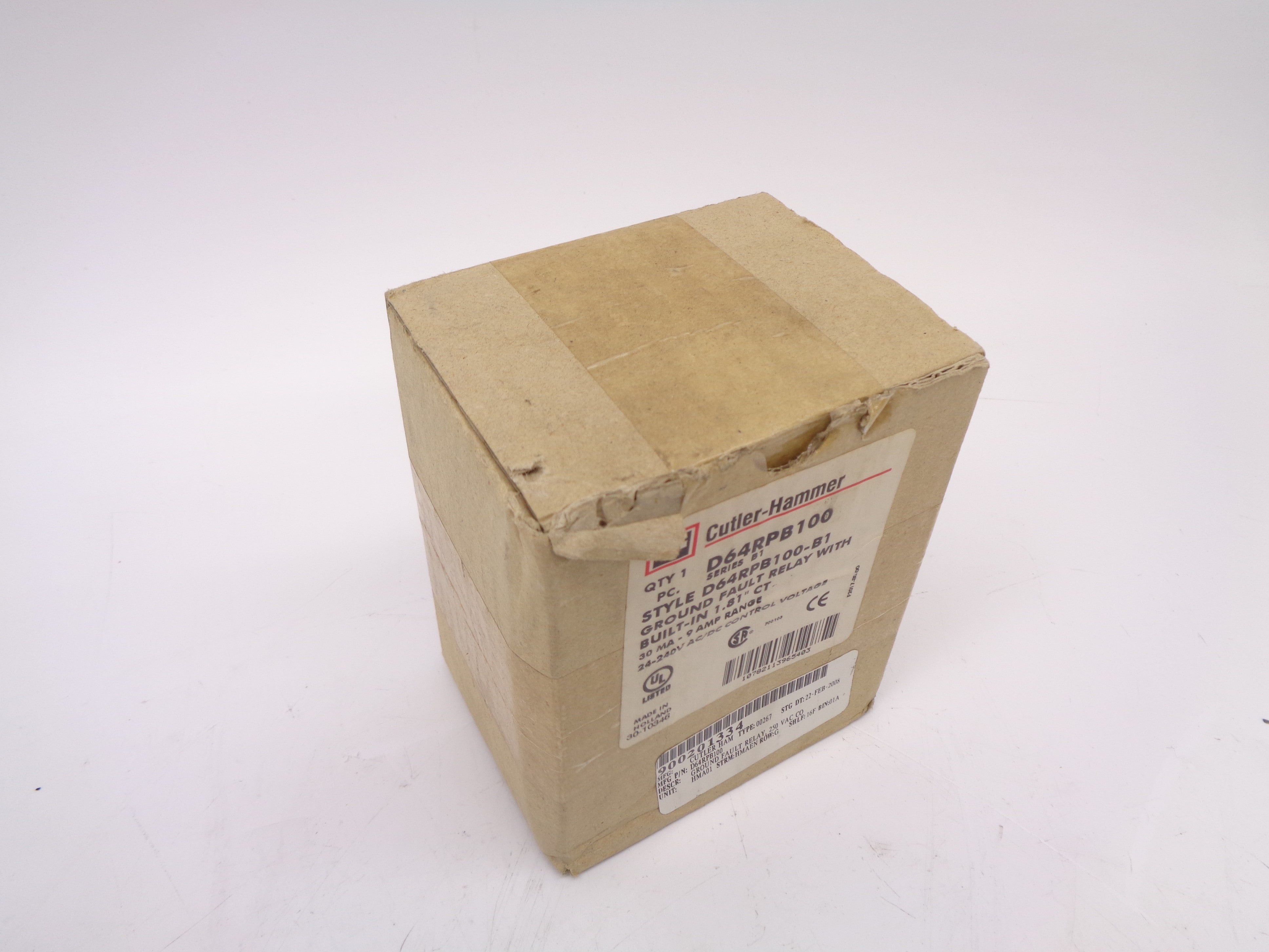 CUTLER HAMMER D64RPB100 240V SER. B1 NSMP
