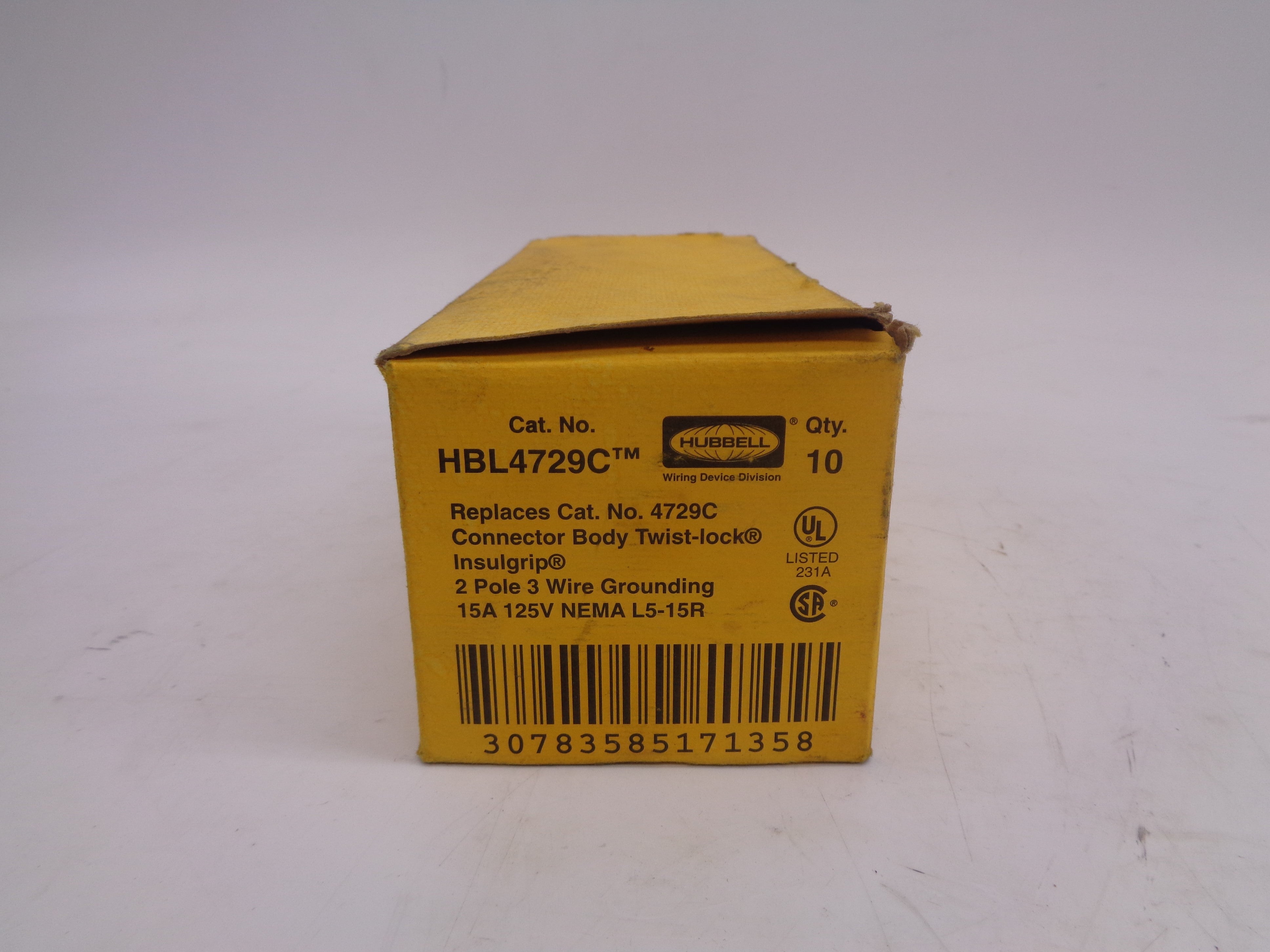 HUBBELL HBL4729C (PKG OF 10) NSMP