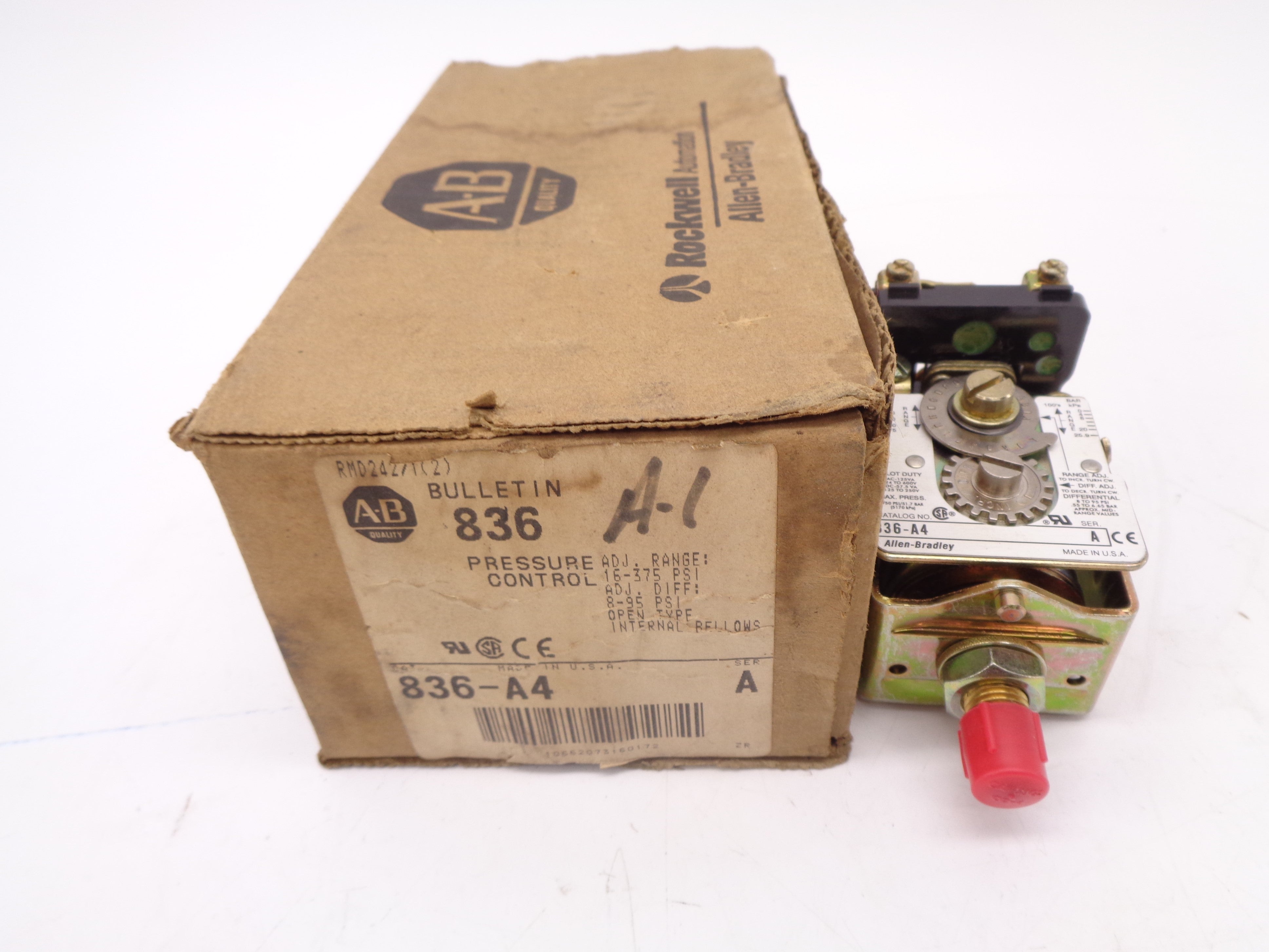 ALLEN BRADLEY 836-A4 SER. A (BR/WH) NSMP