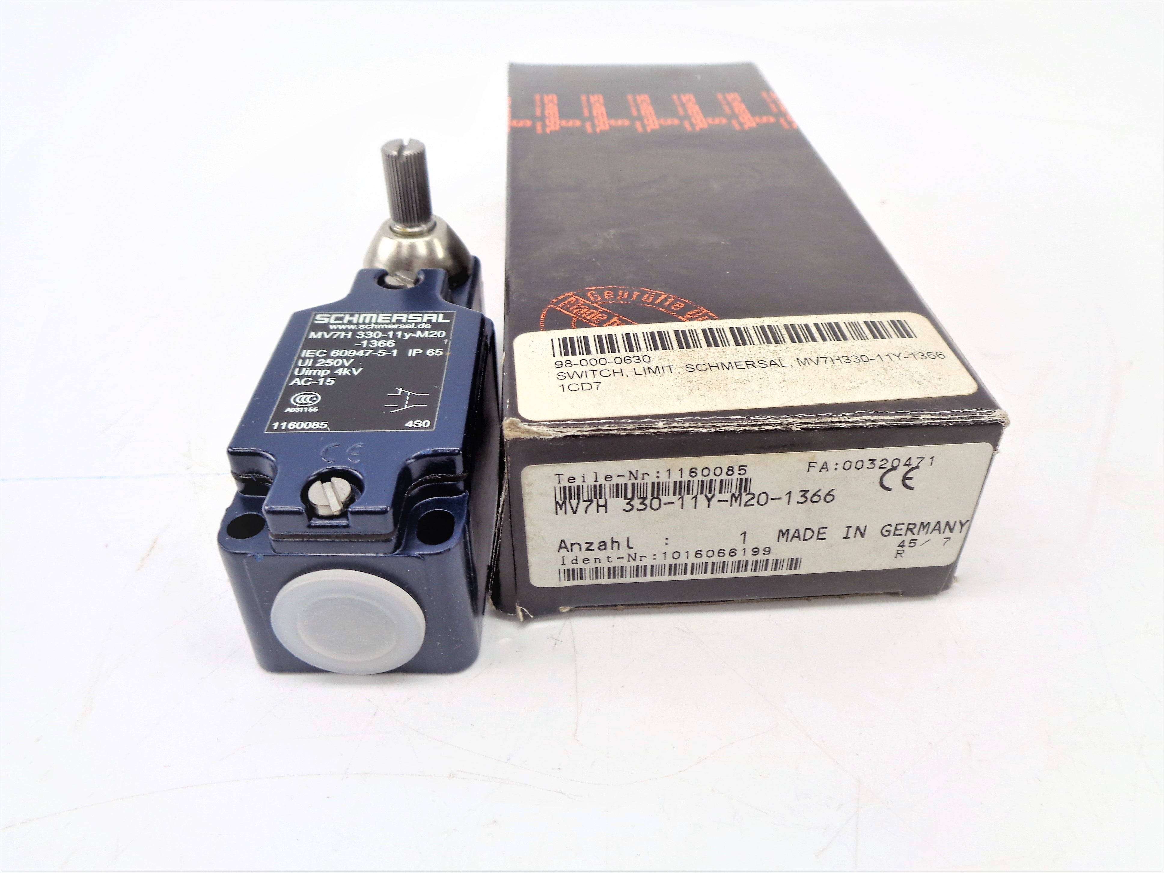 SCHMERSAL MV7H330-11Y-M20-1366 NSMP