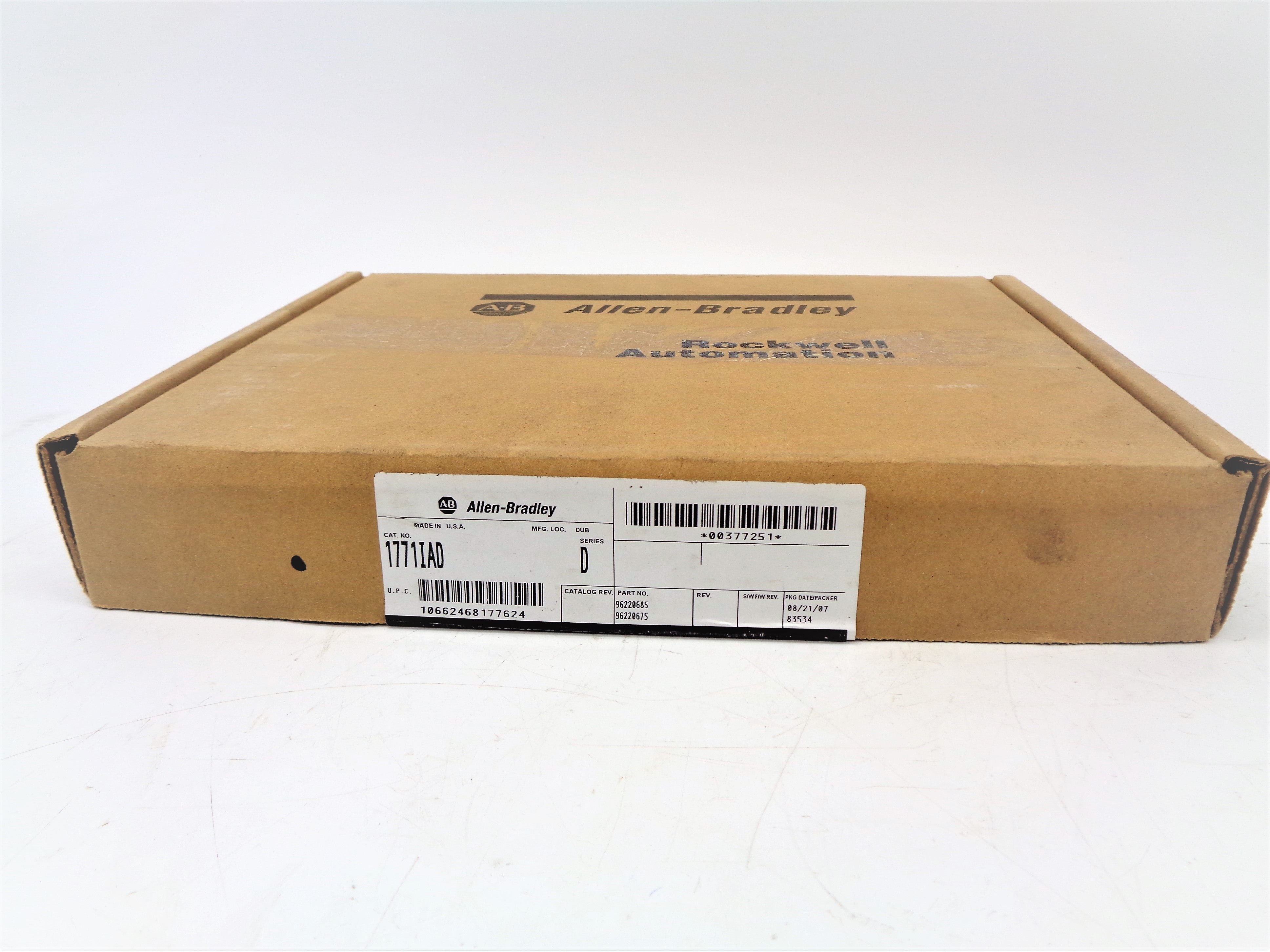 ALLEN BRADLEY 1771IAD SER. D (DATE: 2007) NSFS