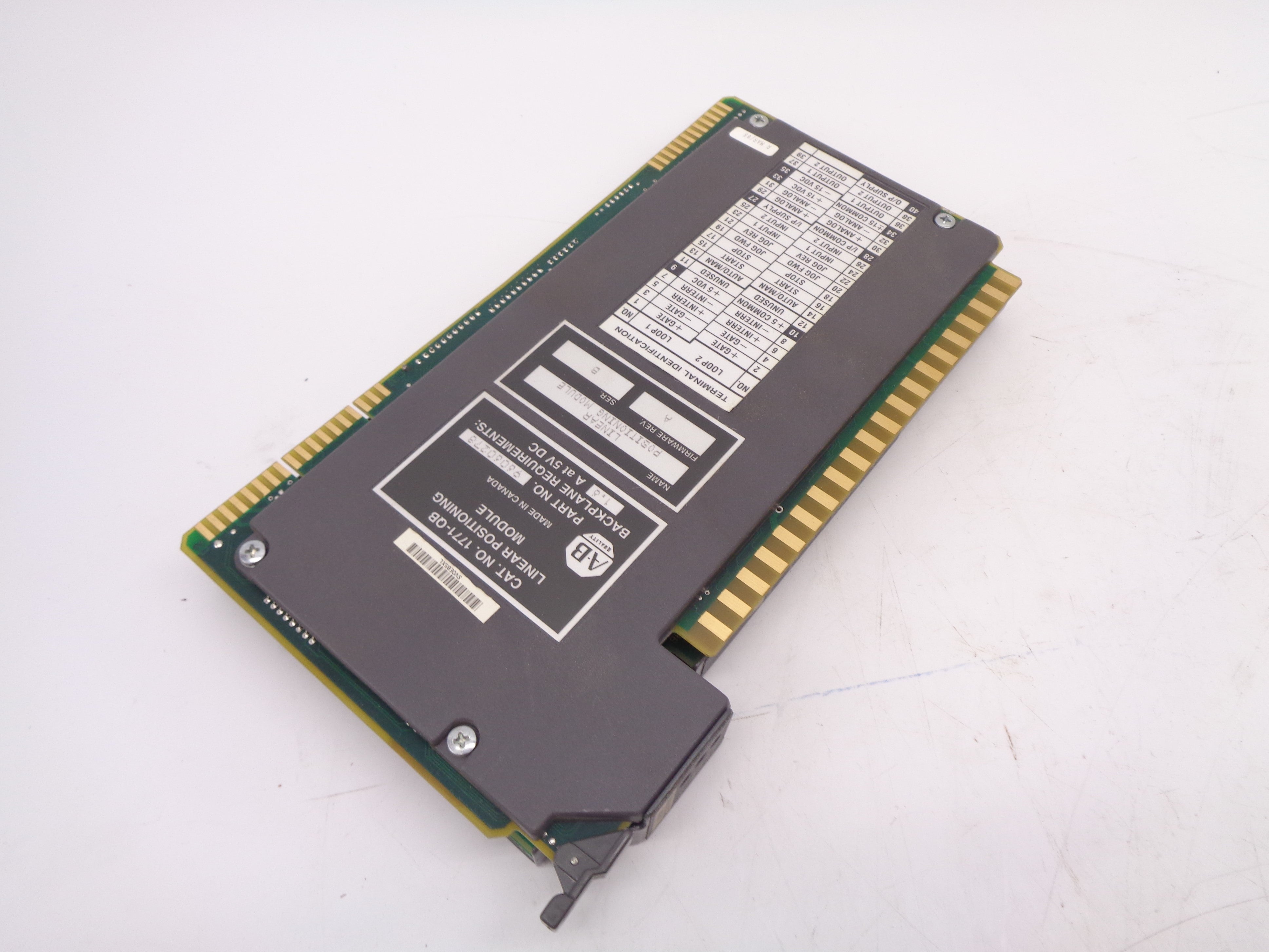 ALLEN BRADLEY 1771-QB SER. B F/W A UNMP