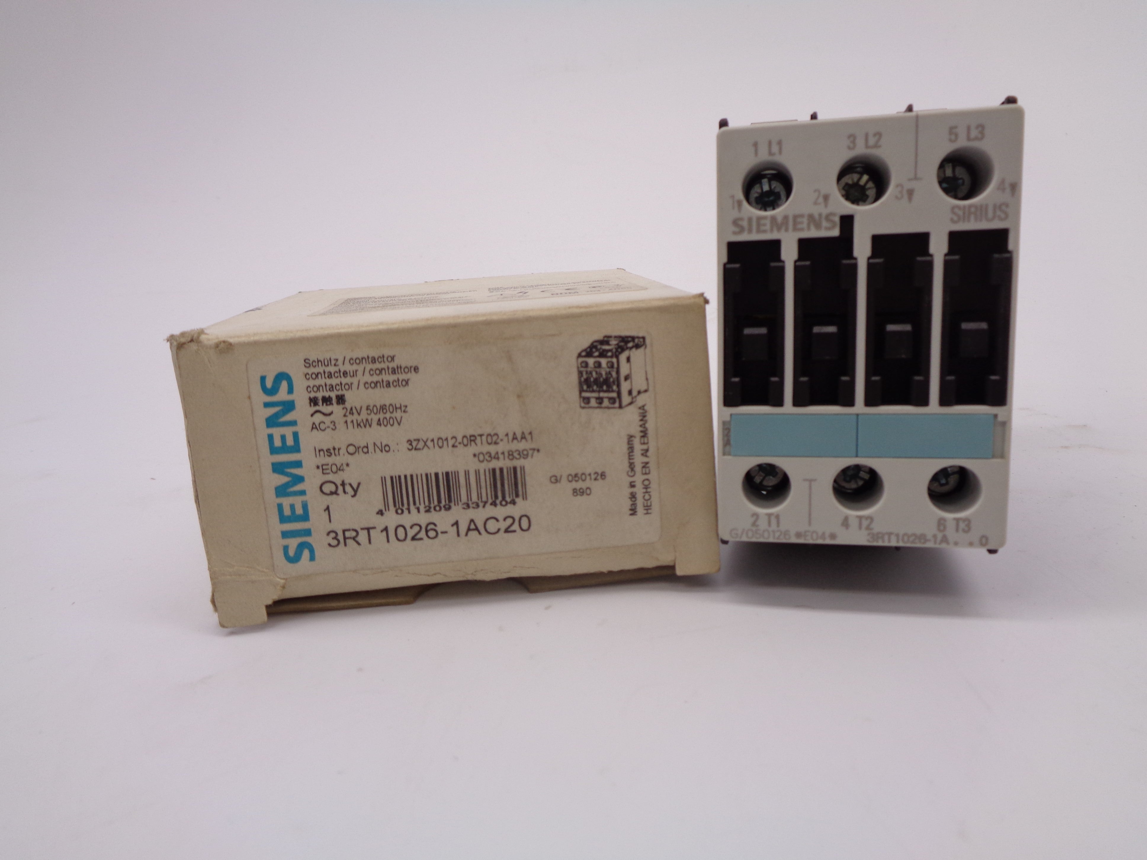 SIEMENS 3RT1026-1AC20 24V NSMP