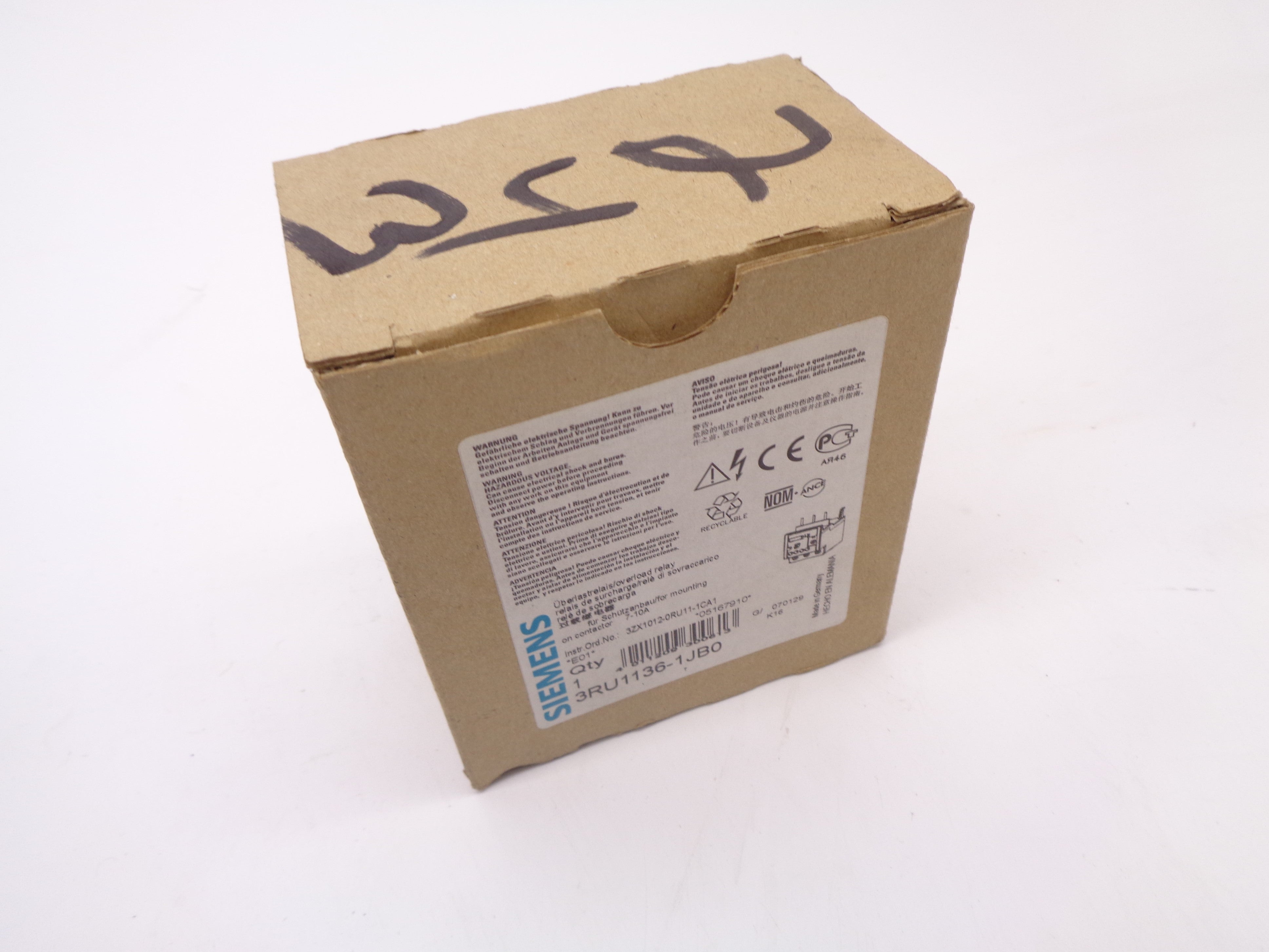 SIEMENS 3RU1136-1JB0 7-10A NSMP