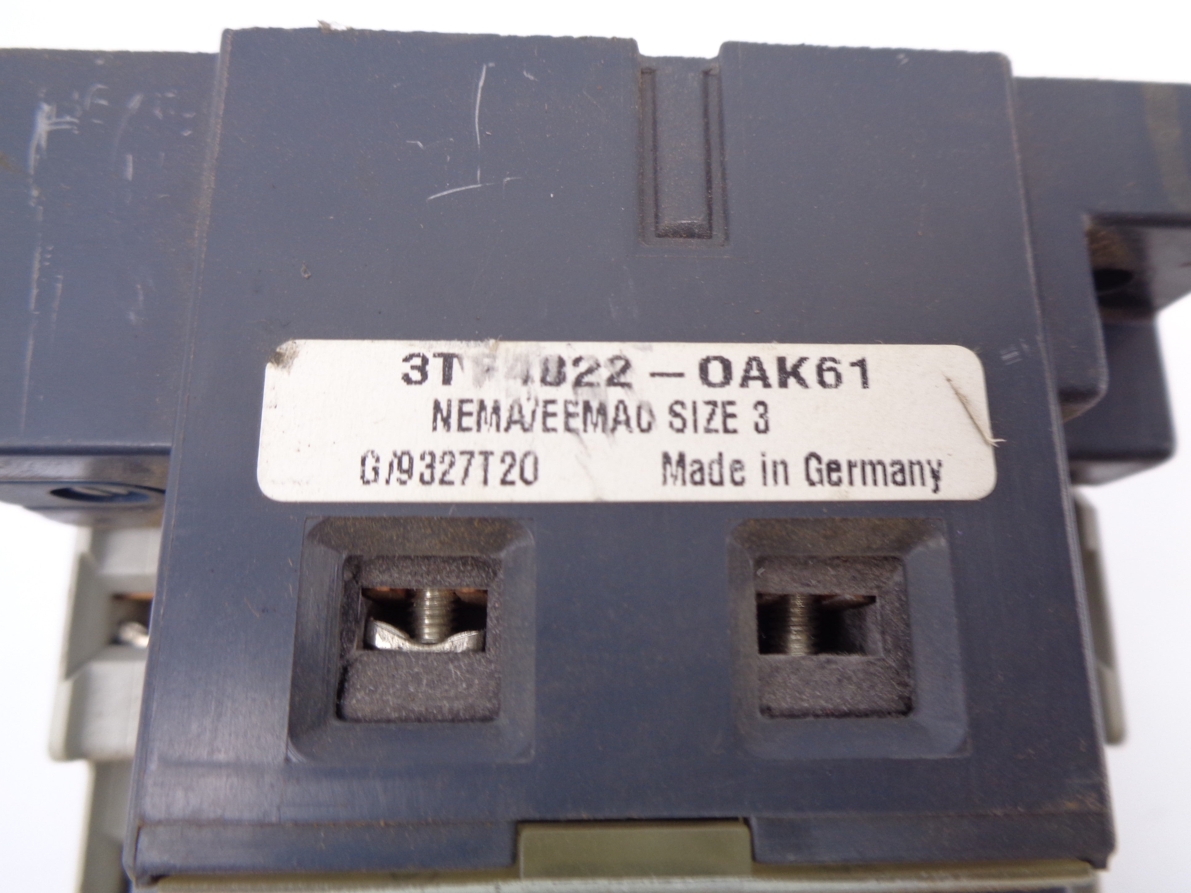 SIEMENS 3TF4822-OAK61 600V UNMP