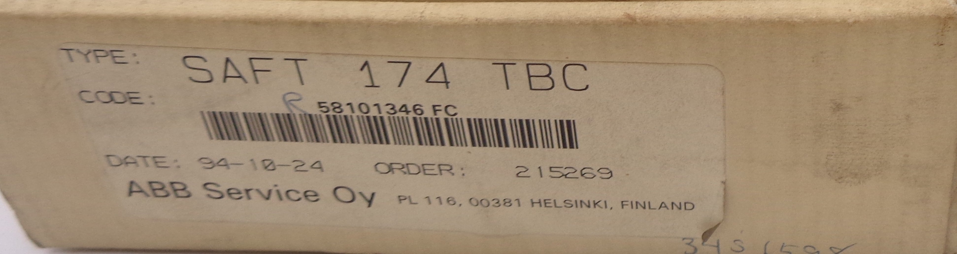 ABB SAFT174TBC NSMP