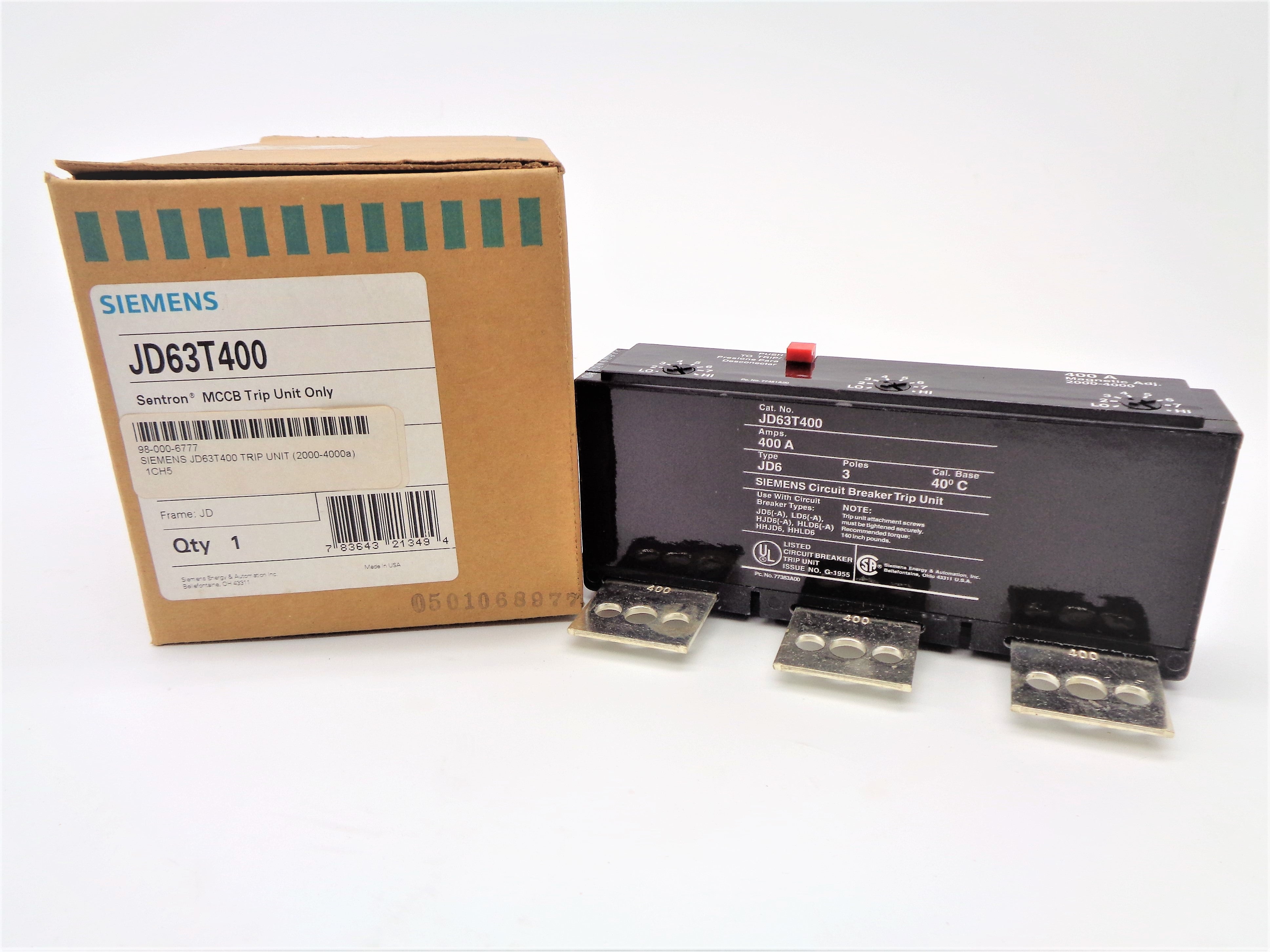 SIEMENS JD63T400 NSMP