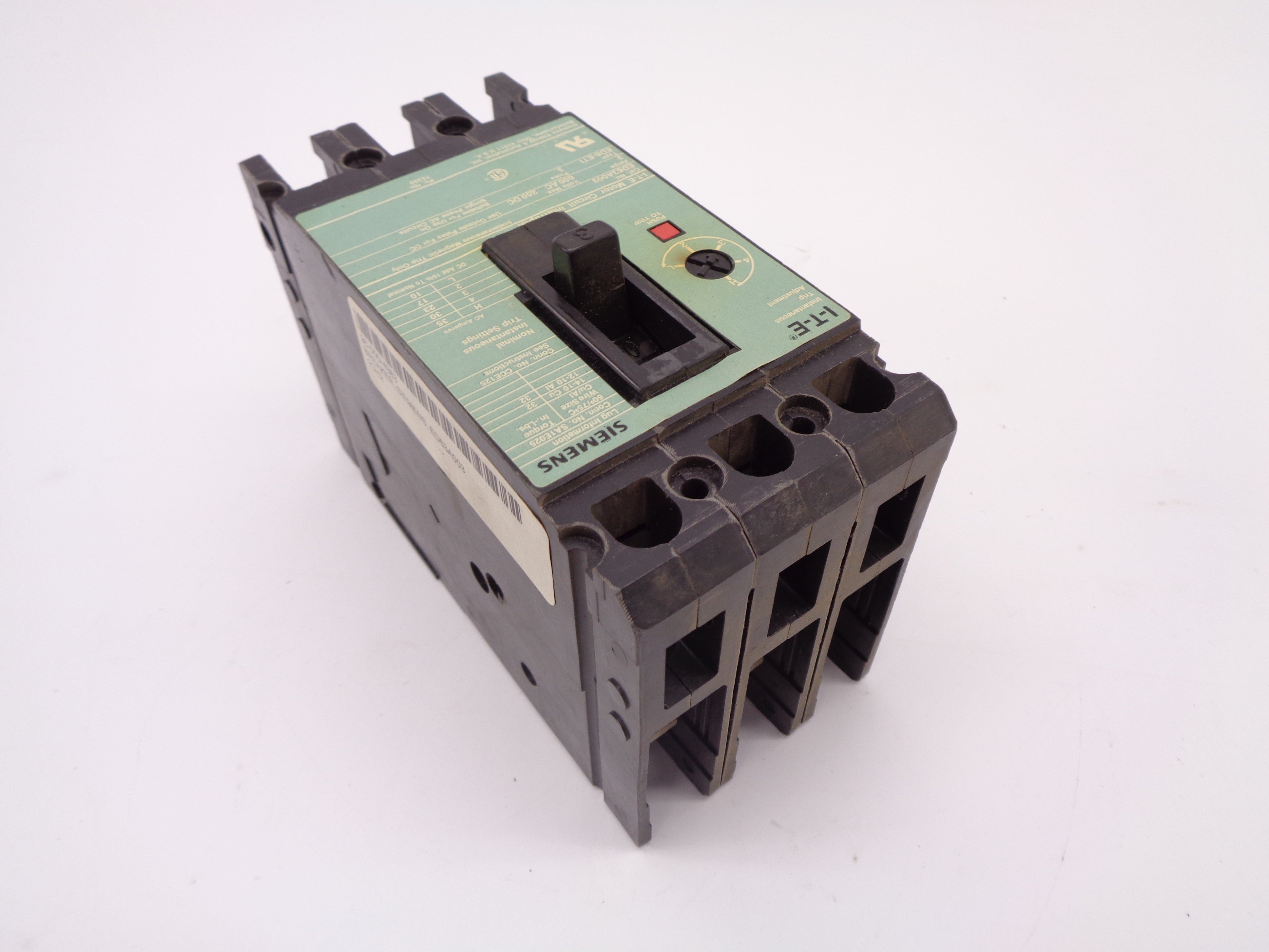 SIEMENS ED63A003 3A 250VDC NSNP
