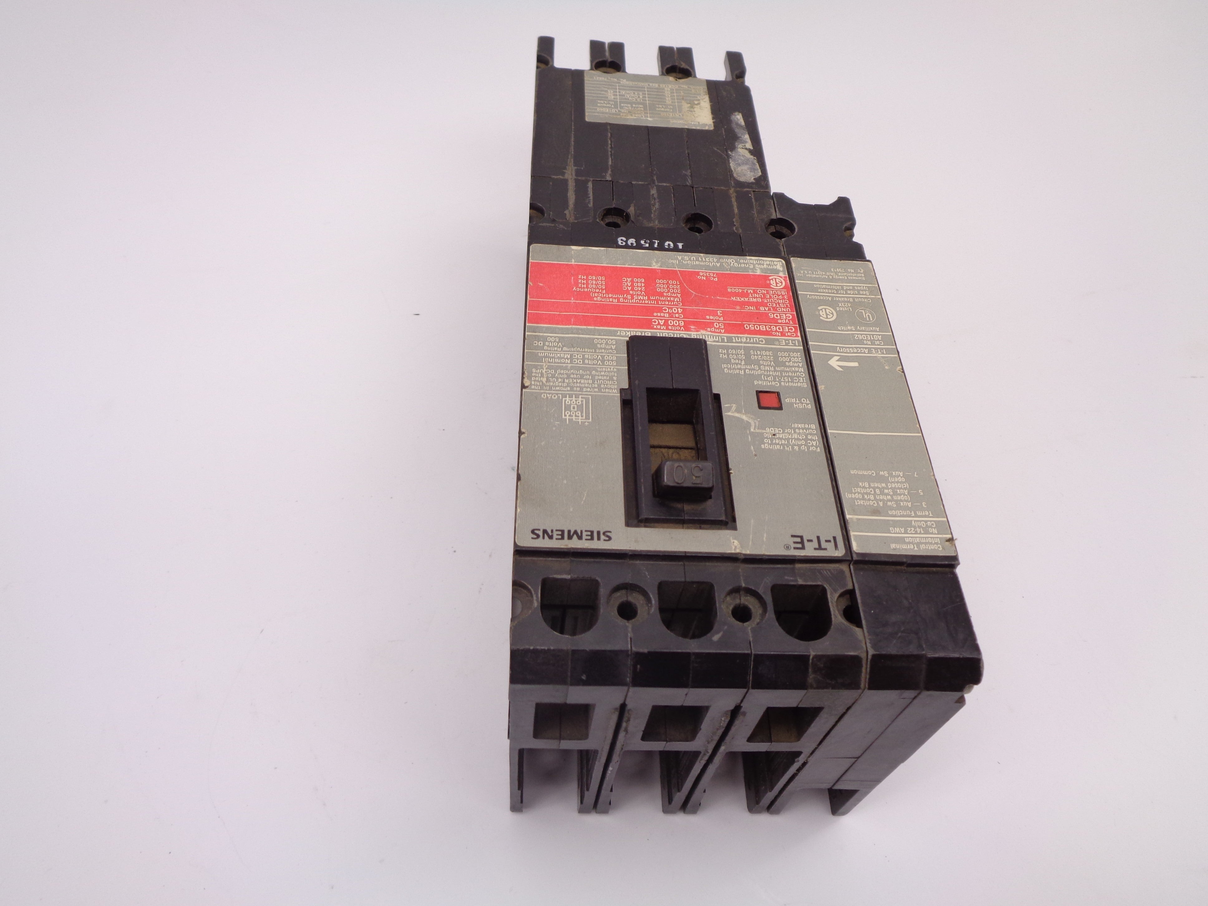 SIEMENS CED63B050 50A 600V UNMP