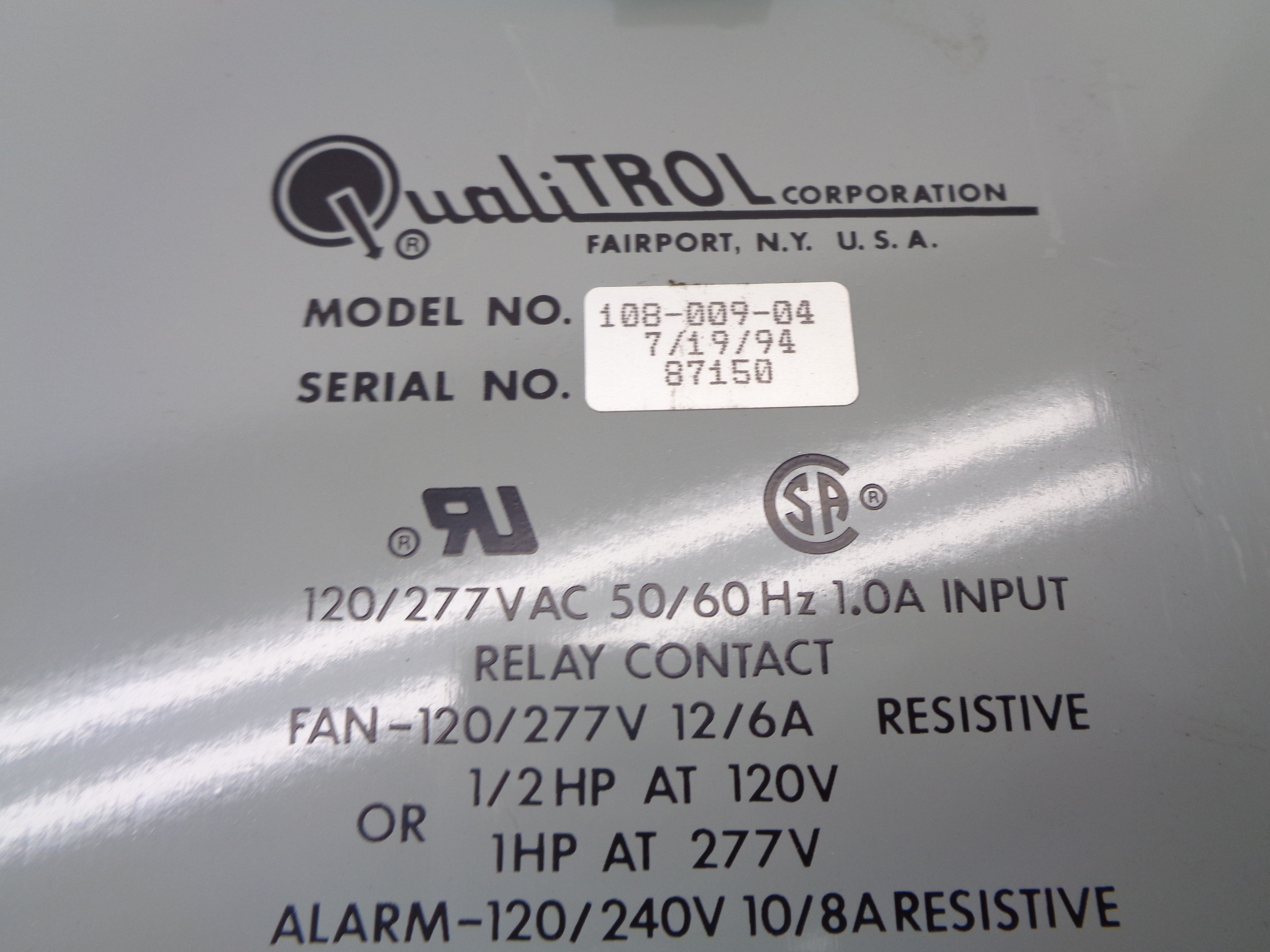 QUALITROL 108-009-04 NSNP