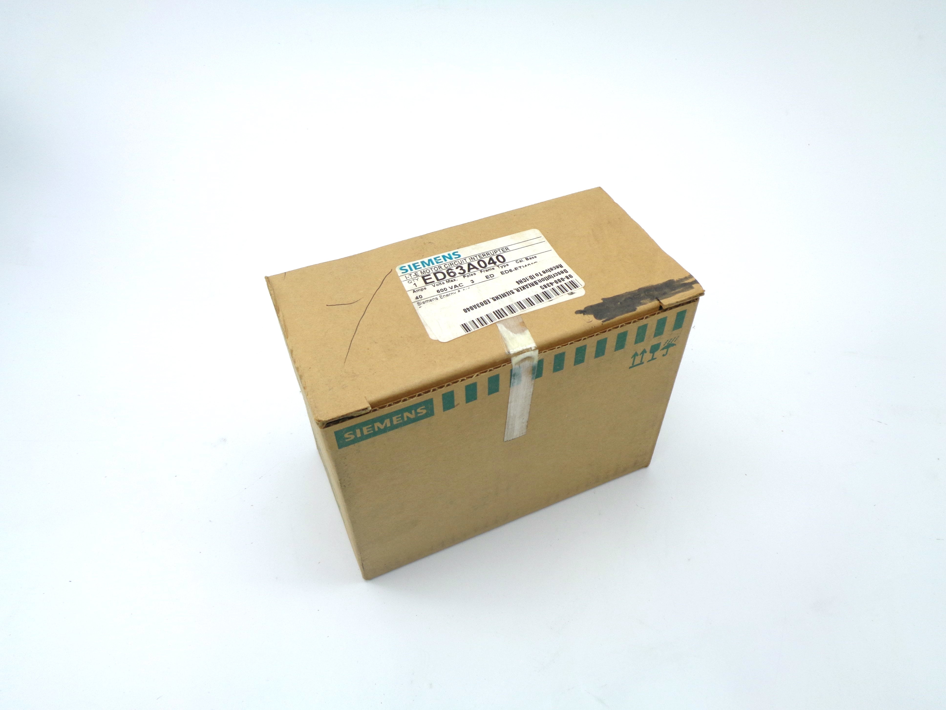 SIEMENS ED63A040 40A 600V NSMP