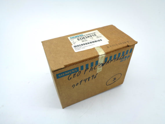 SIEMENS ED63A010 10A 600V NSMP